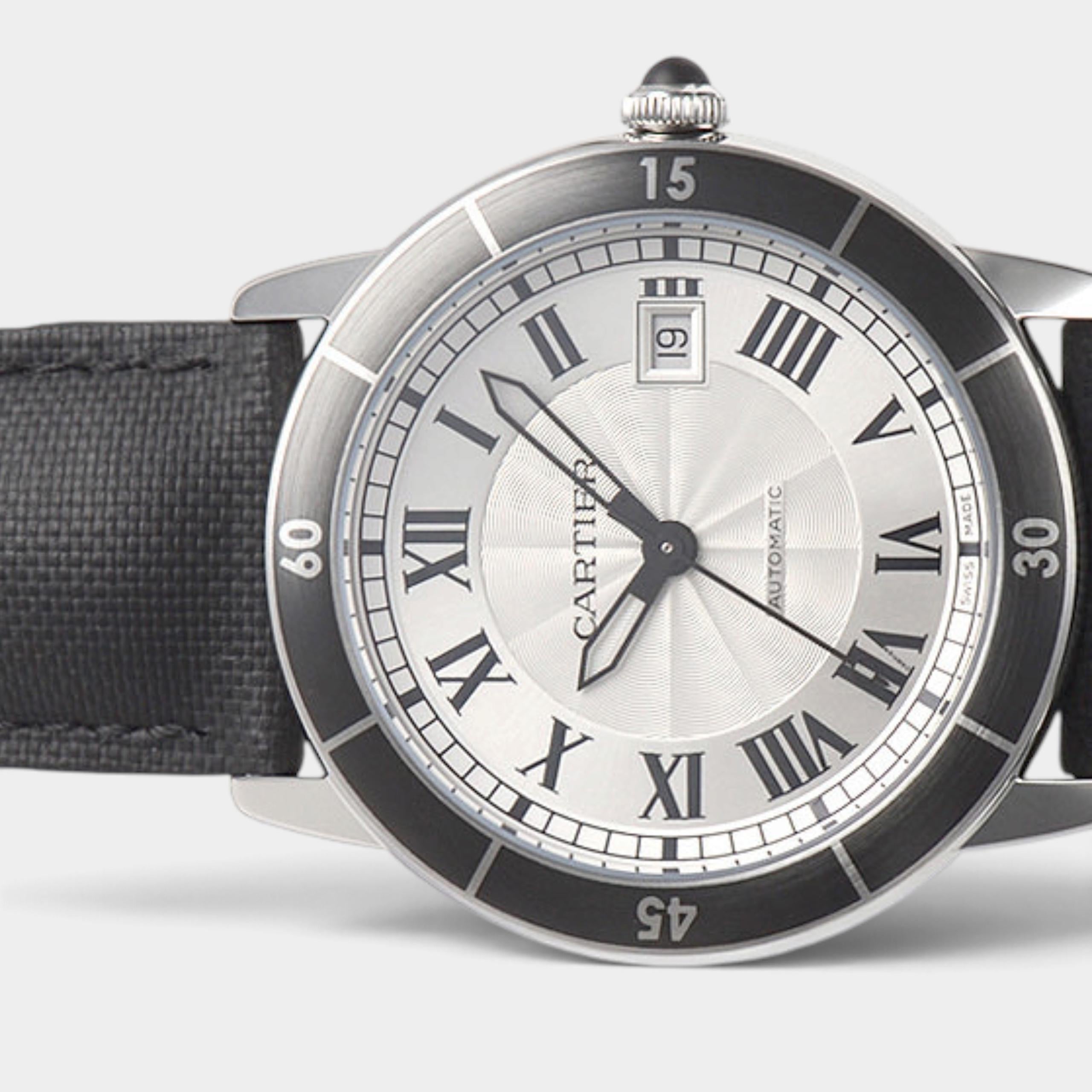 Cartier Ronde Croisière de Cartier WSRN0002 | Silver Dial Used (Very good) Men's watch/Unisex Buy in Switzerland