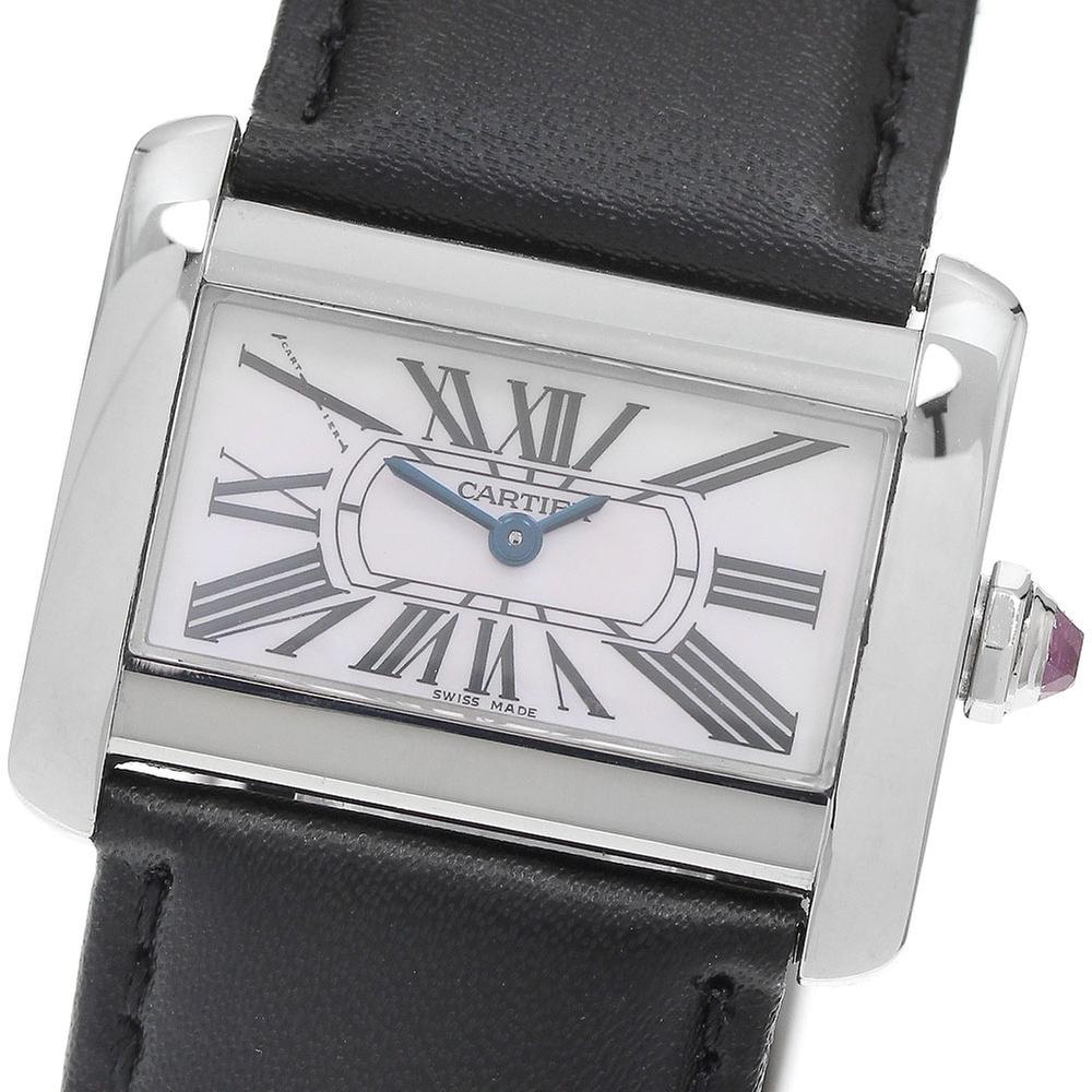 Cartier Tank Divan W6301455 | Pink Dial Used (Fair) Women's watch Buy in Switzerland
