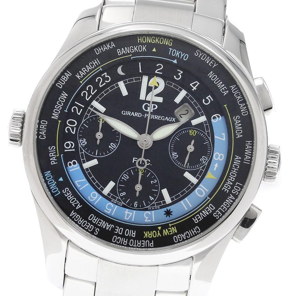 Girard Perregaux WW.TC 49805 | Black Dial Used (Fair) Men's watch/Unisex Buy in Switzerland