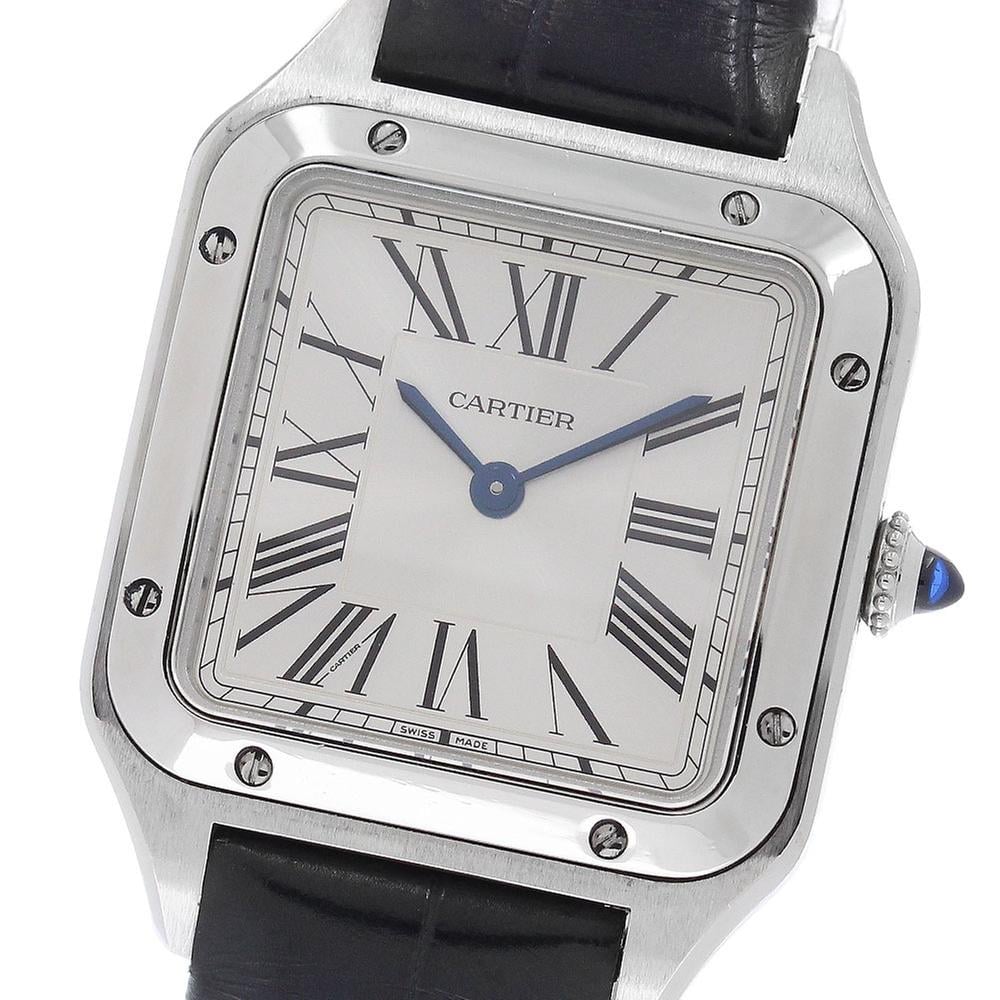 Cartier Santos Dumont WSSA0023 | Silver Dial Used (Fair) Women's watch Buy in Switzerland