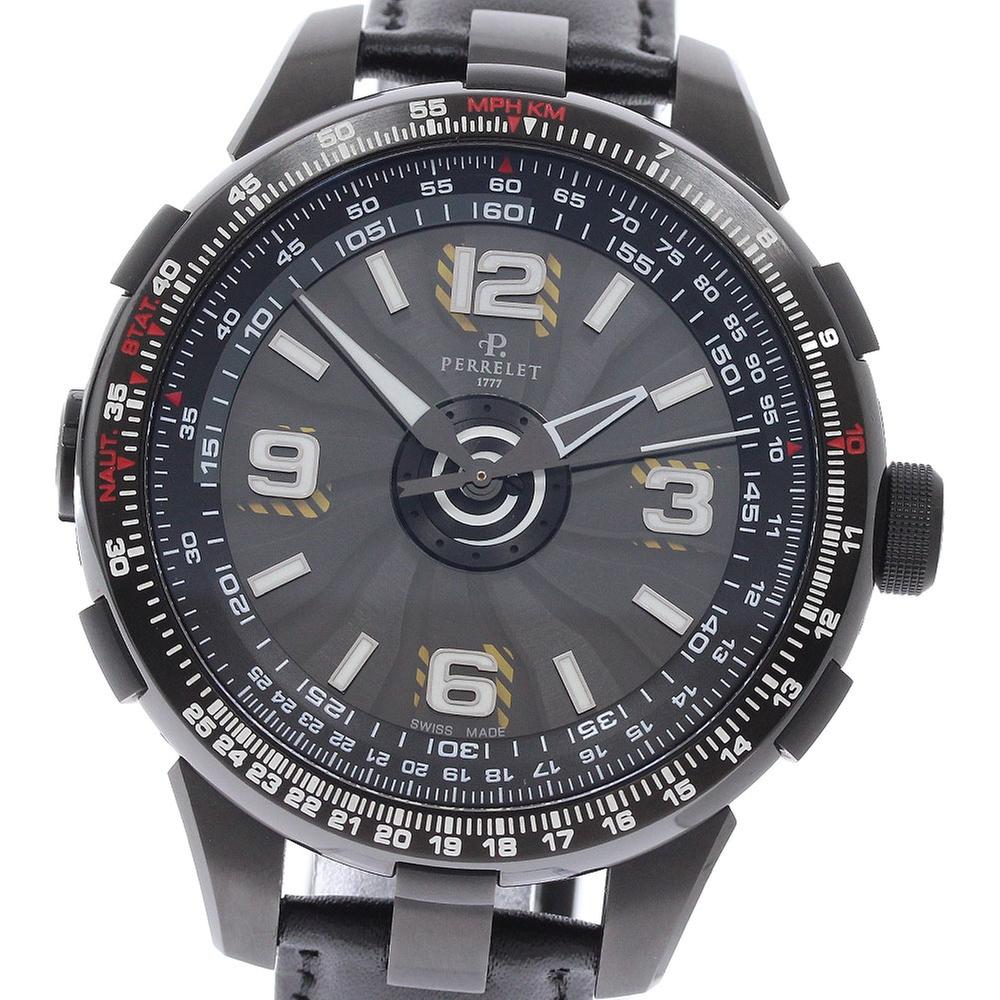Perrelet Turbine Pilot A1086/1 | Black Dial Used (Very good) Men's watch/Unisex Buy in Switzerland