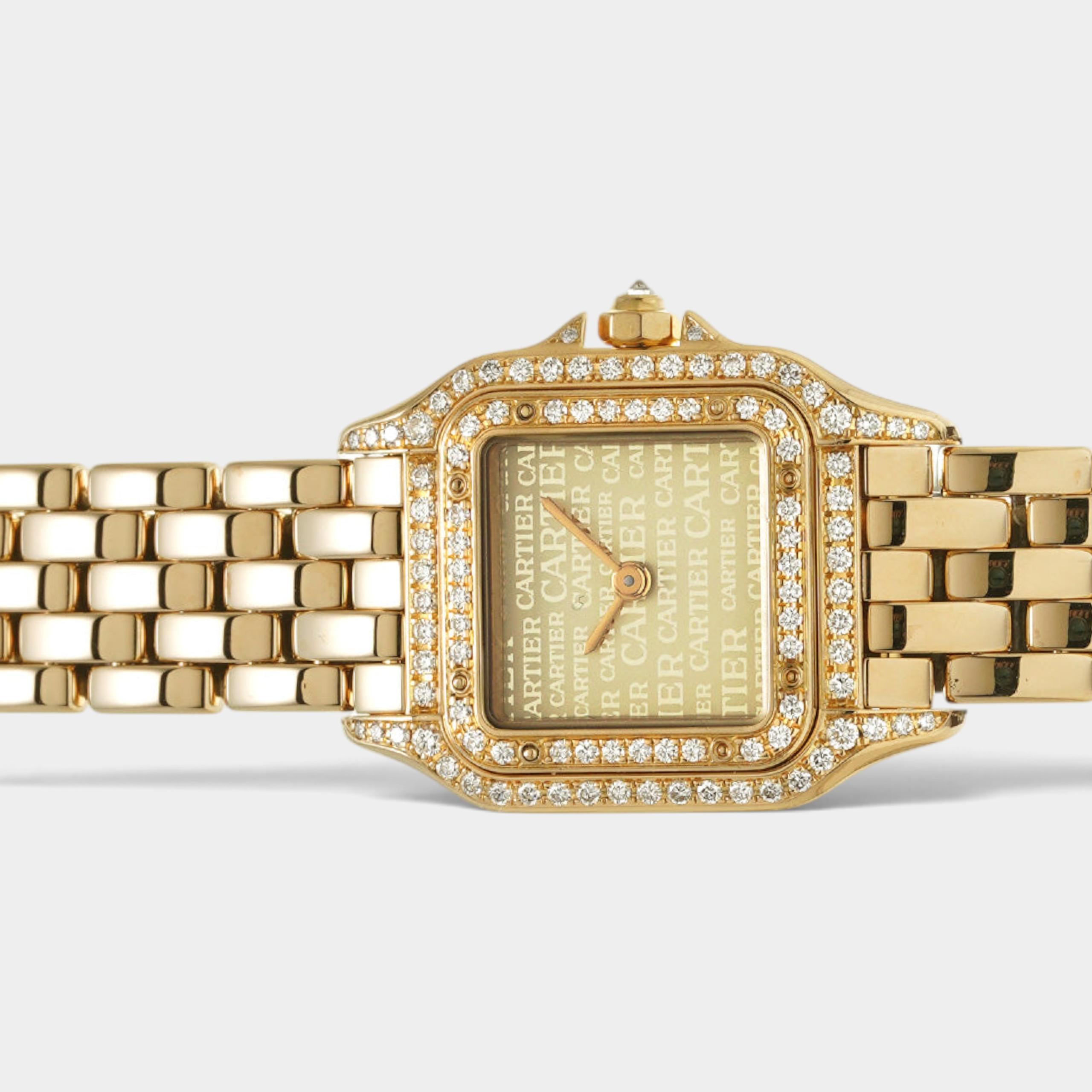 Cartier Panthère WF3254B9 | Gold Dial Used (Very good) Women's watch Buy in Switzerland