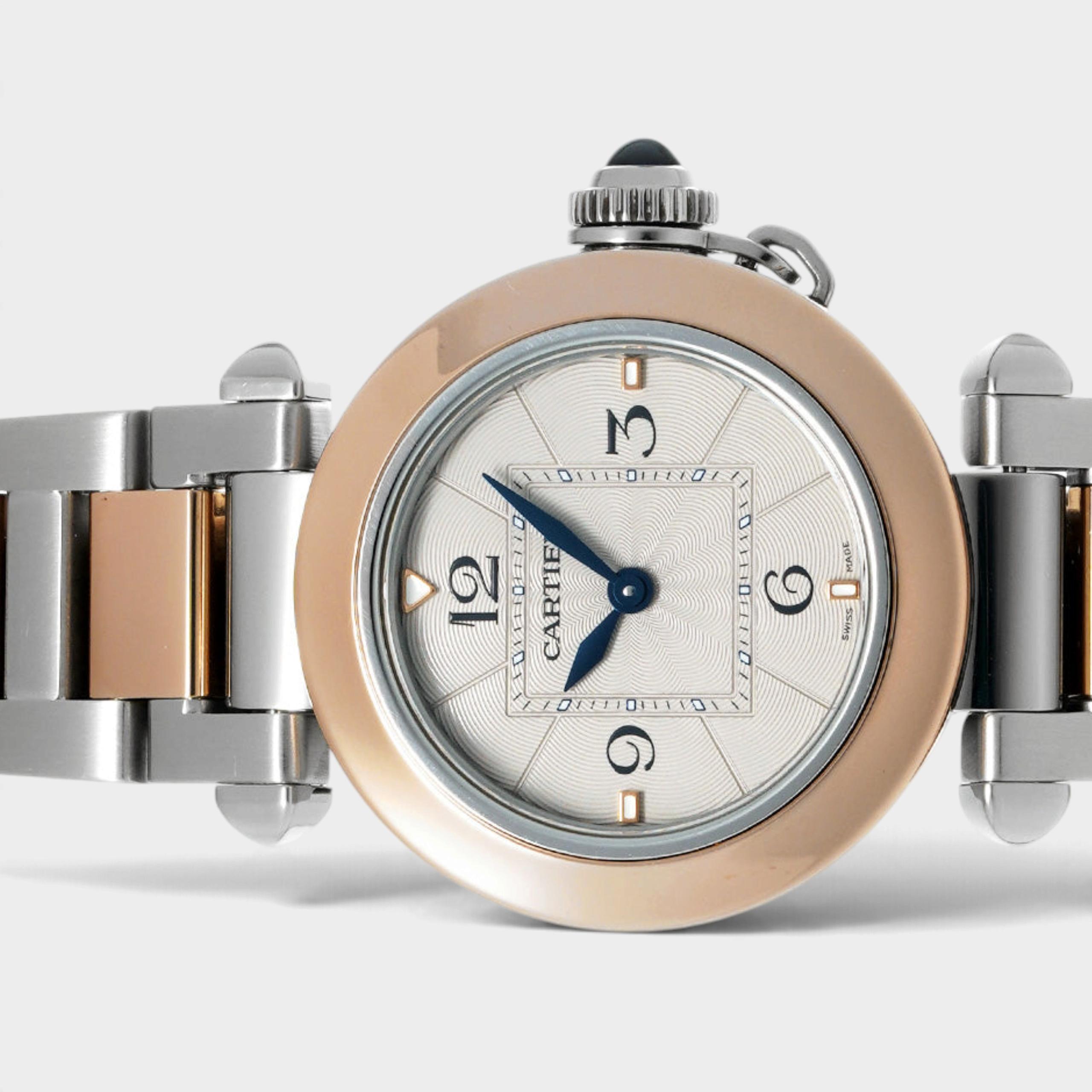 Cartier Pasha W2PA0007 | Silver Dial Used (Very good) Men's watch/Unisex Buy in Switzerland