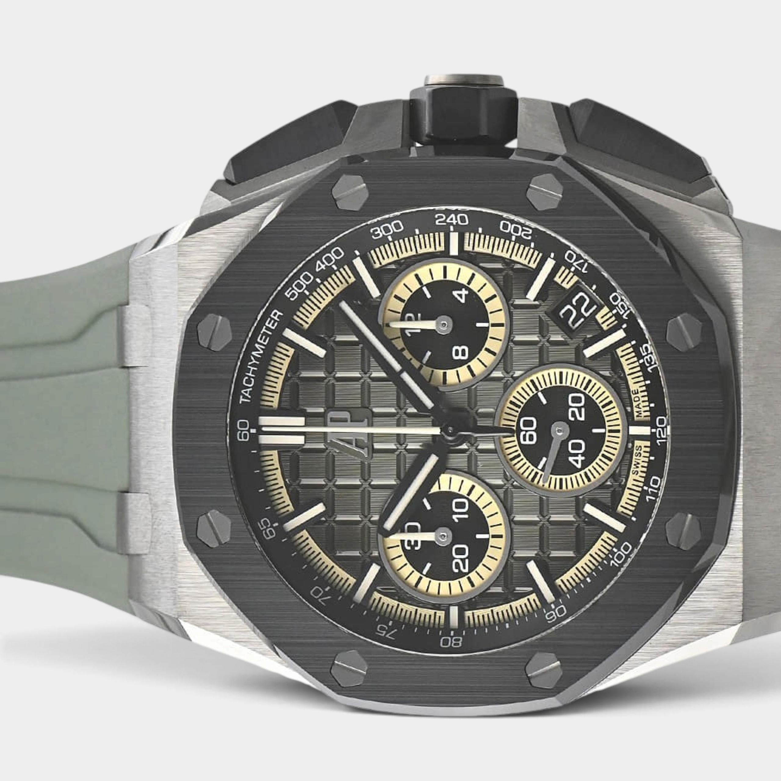 Audemars Piguet Royal Oak Offshore 26420ioooa402ca01 | Green Dial Like new & unworn Men's watch/Unisex Buy in Switzerland