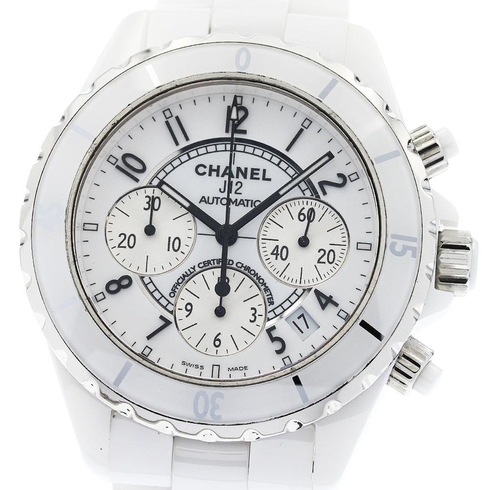 Chanel J12 H1007 | White Dial Used (Fair) Men's watch/Unisex Buy in Switzerland