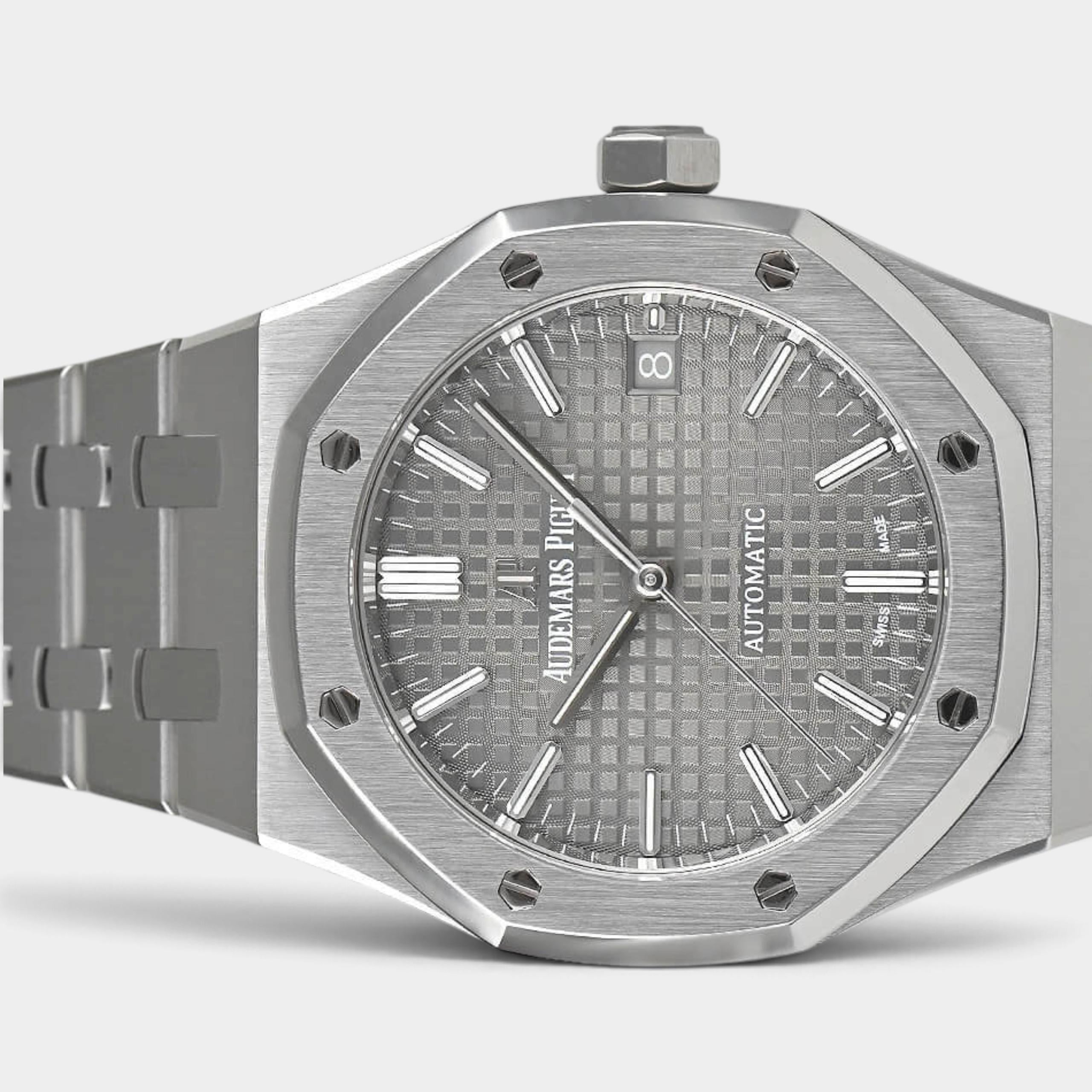 Audemars Piguet Royal Oak 15450ST.OO.1256ST.02 | Grey Dial Used (Very good) Men's watch/Unisex Buy in Switzerland