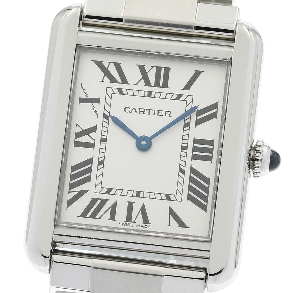 Cartier Tank Solo W5200013 | Silver Dial Used (Good) Women's watch Buy in Switzerland