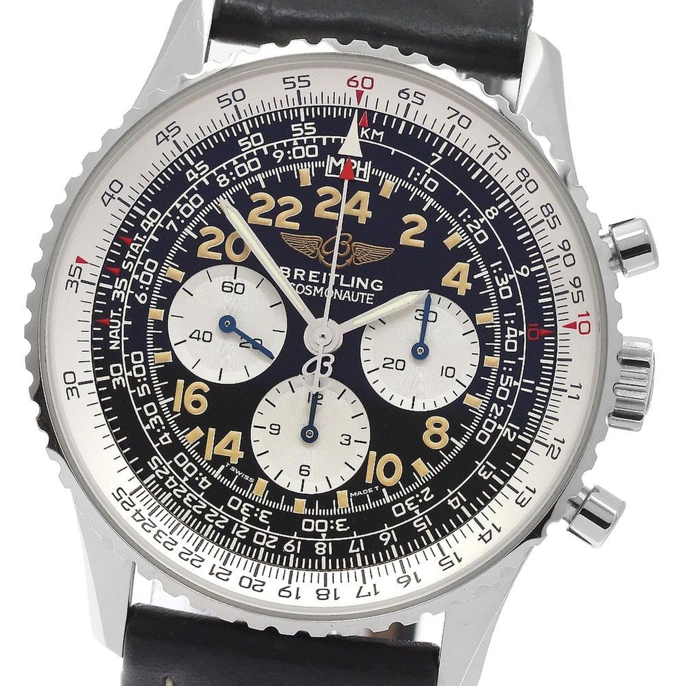 Breitling Navitimer Cosmonaute A12022 | Black Dial Used (Good) Men's watch/Unisex Buy in Switzerland