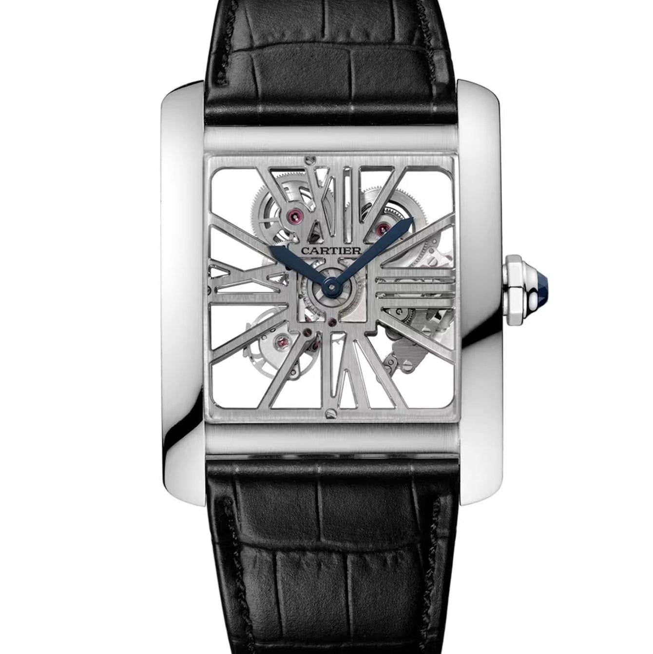 Cartier Tank MC W5310026 | Skeletonized Dial Used (Very good) Men's watch/Unisex Buy in Switzerland