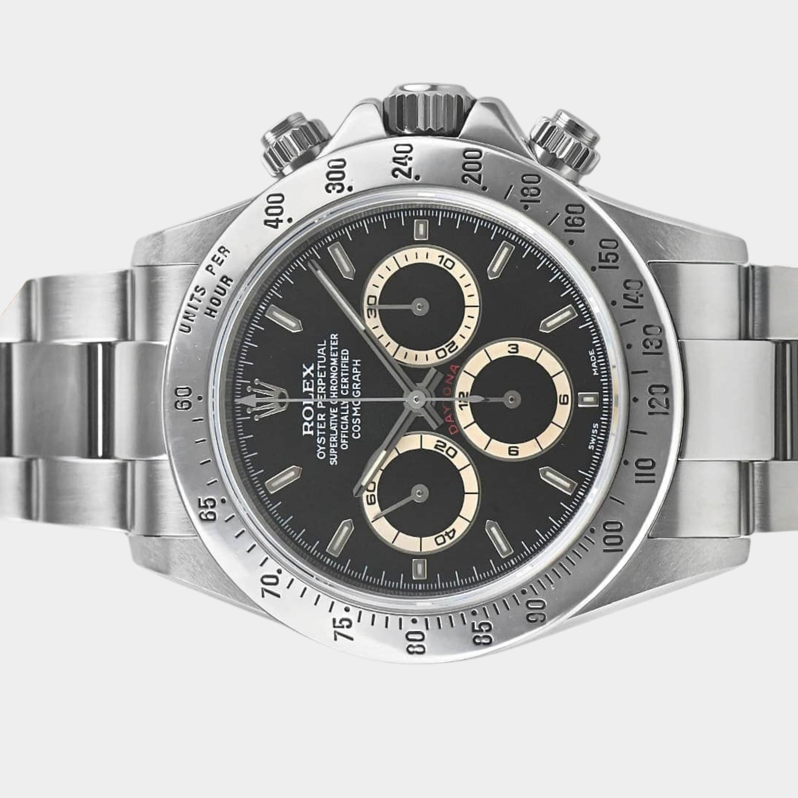 Rolex Daytona 16520 | Black Dial Used (Very good) Men's watch/Unisex Buy in Switzerland