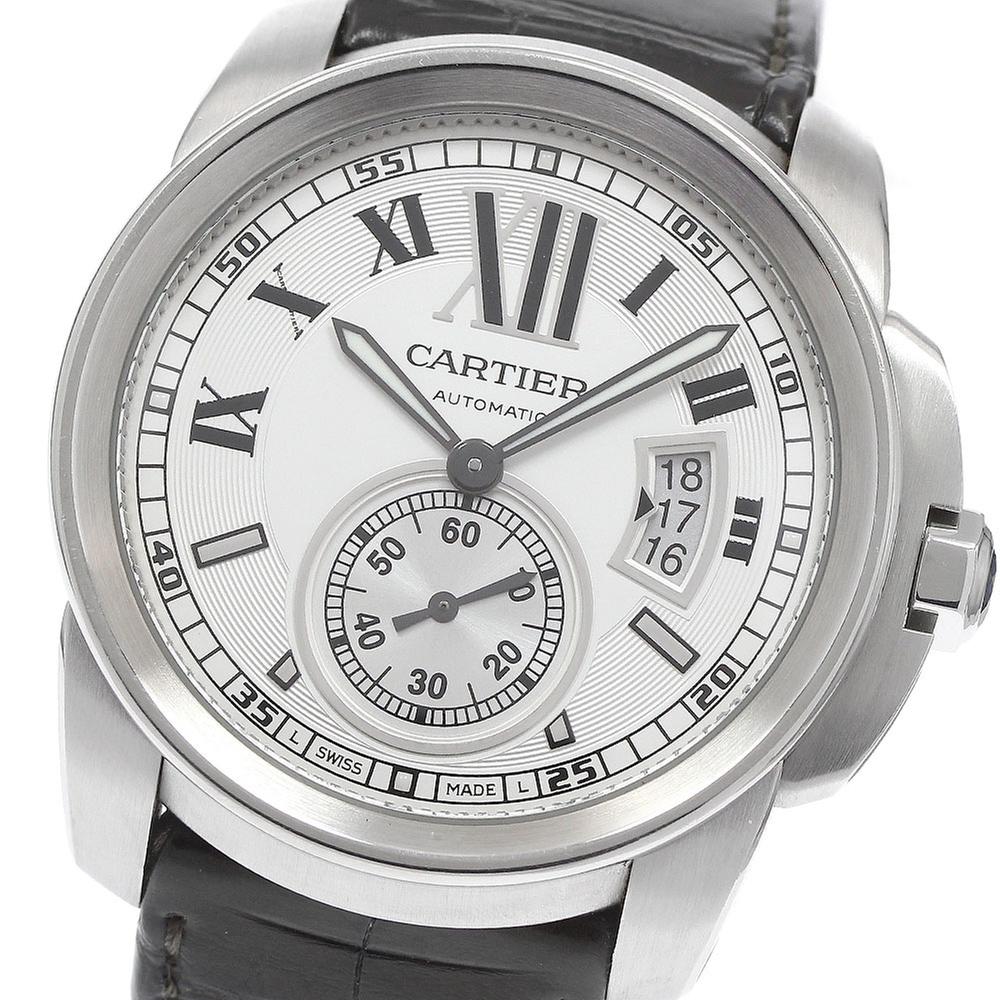 Cartier Calibre de Cartier W7100037 | Silver Dial Used (Fair) Men's watch/Unisex Buy in Switzerland