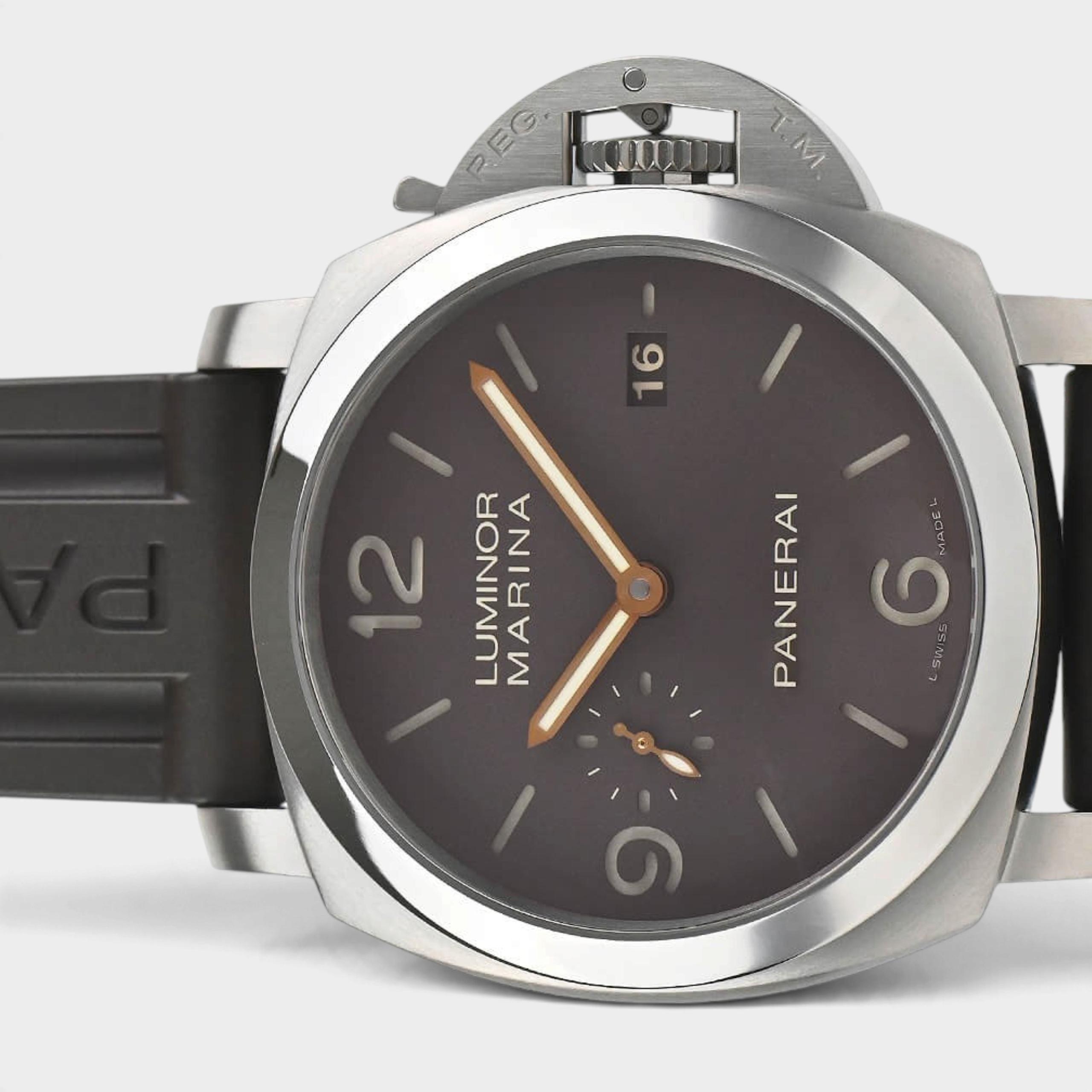 Panerai Luminor Marina PAM 00351 | Brown Dial Used (Very good) Men's watch/Unisex Buy in Switzerland