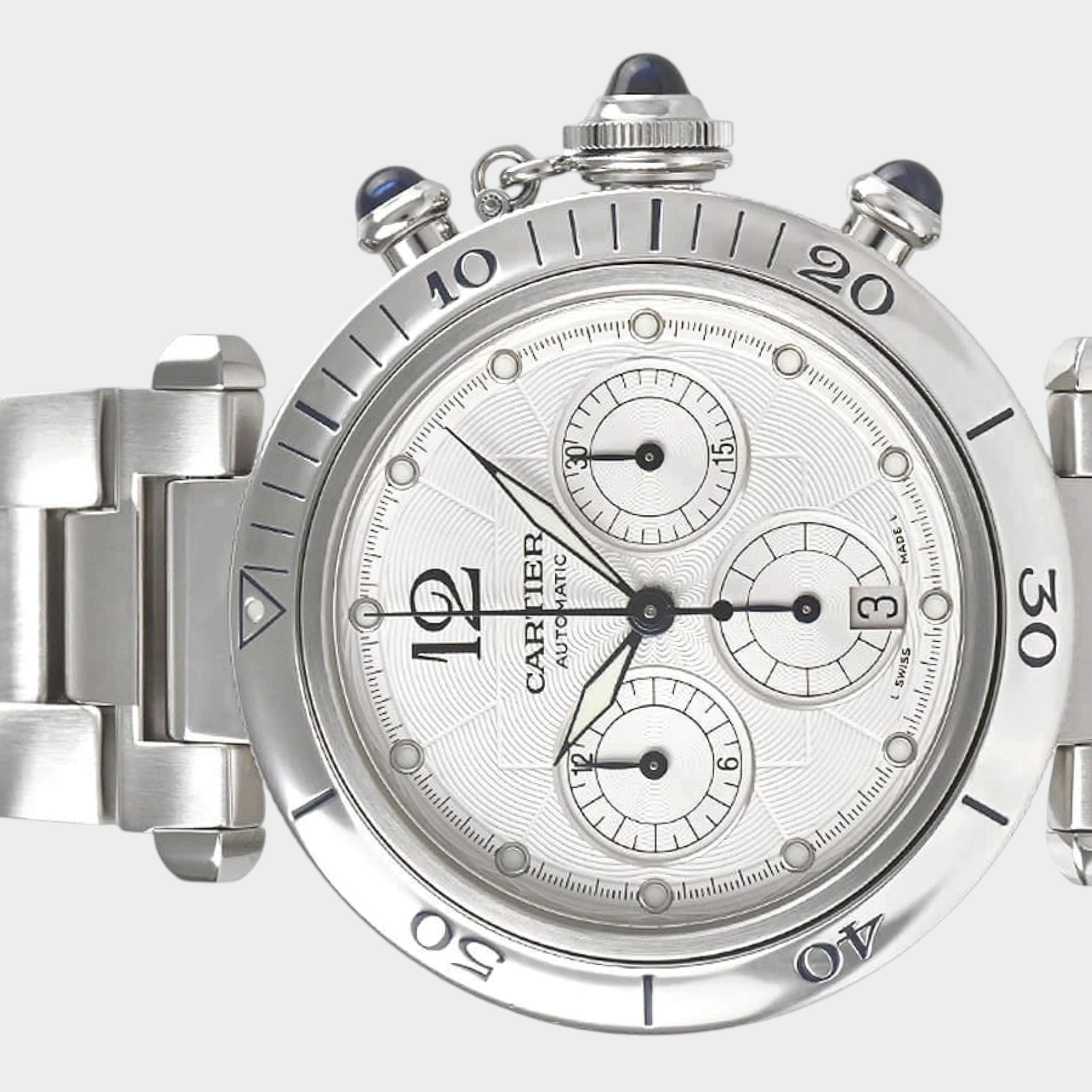 Cartier Pasha Seatimer W31030H3