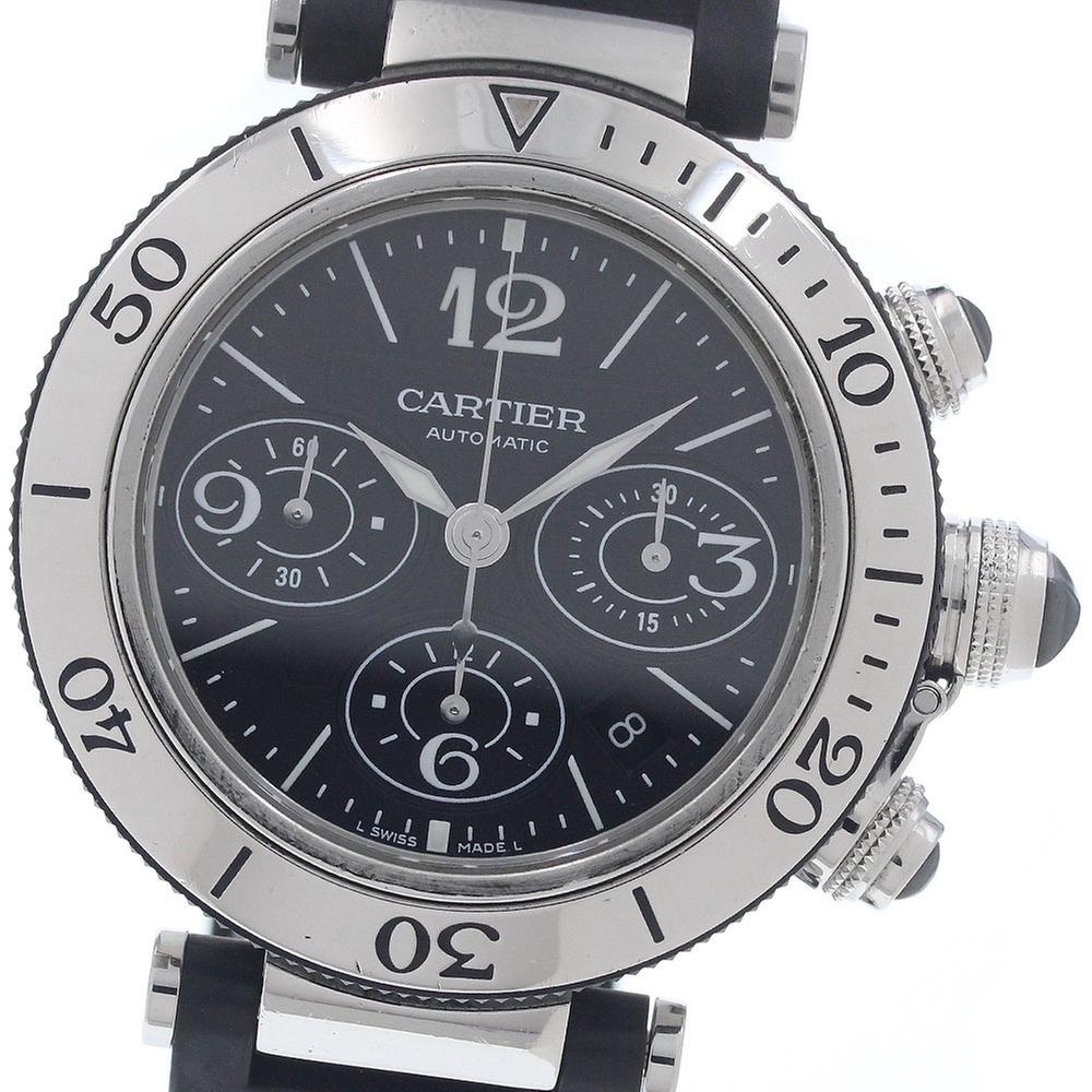 Buy Cartier Pasha Seatimer W31088U2 | 42 mm, Used (Fair) — Switzerland
