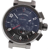 Louis Vuitton ルイ・ヴィトン LOUIS VUITTON Q10580 タンブールエボリューション GMT クロノグラフ 自動巻き メンズ_843461