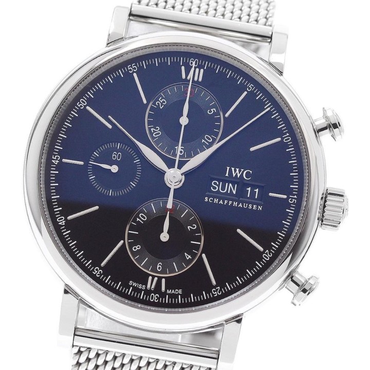 IWC SCHAFFHAUSEN IWC IWC SCHAFFHAUSEN IW391030 ポートフィノ クロノグラフ デイデイト 自動巻き メンズ_958336