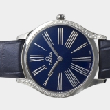 Omega De Ville Trésor Diamonds / Steel / 36 mm / Box&Papers / 428.18.36.60.03.001