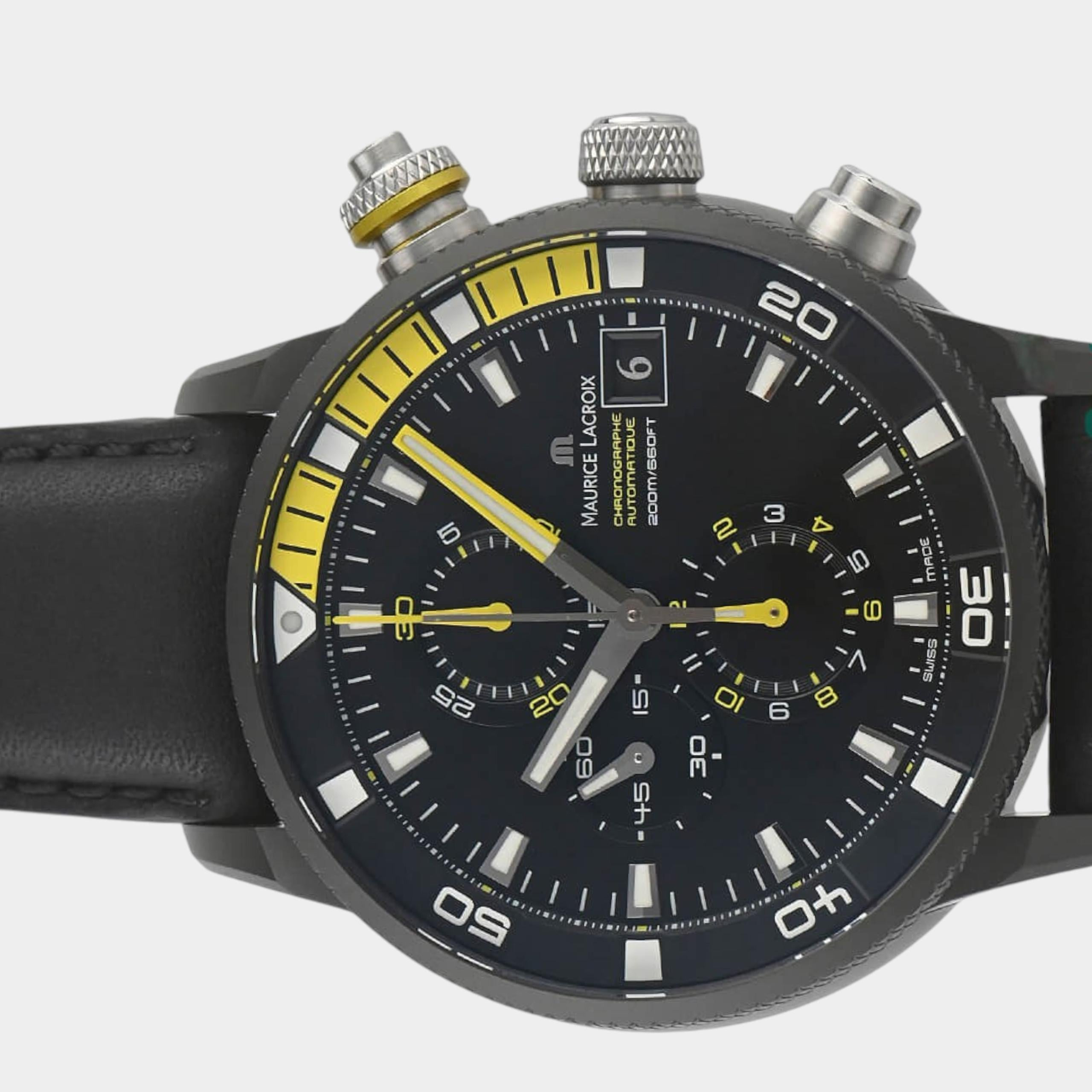Maurice Lacroix Pontos S Supercharged PT6009-PVB01-330 | Black Dial Used (Very good) Men's watch/Unisex Buy in Switzerland