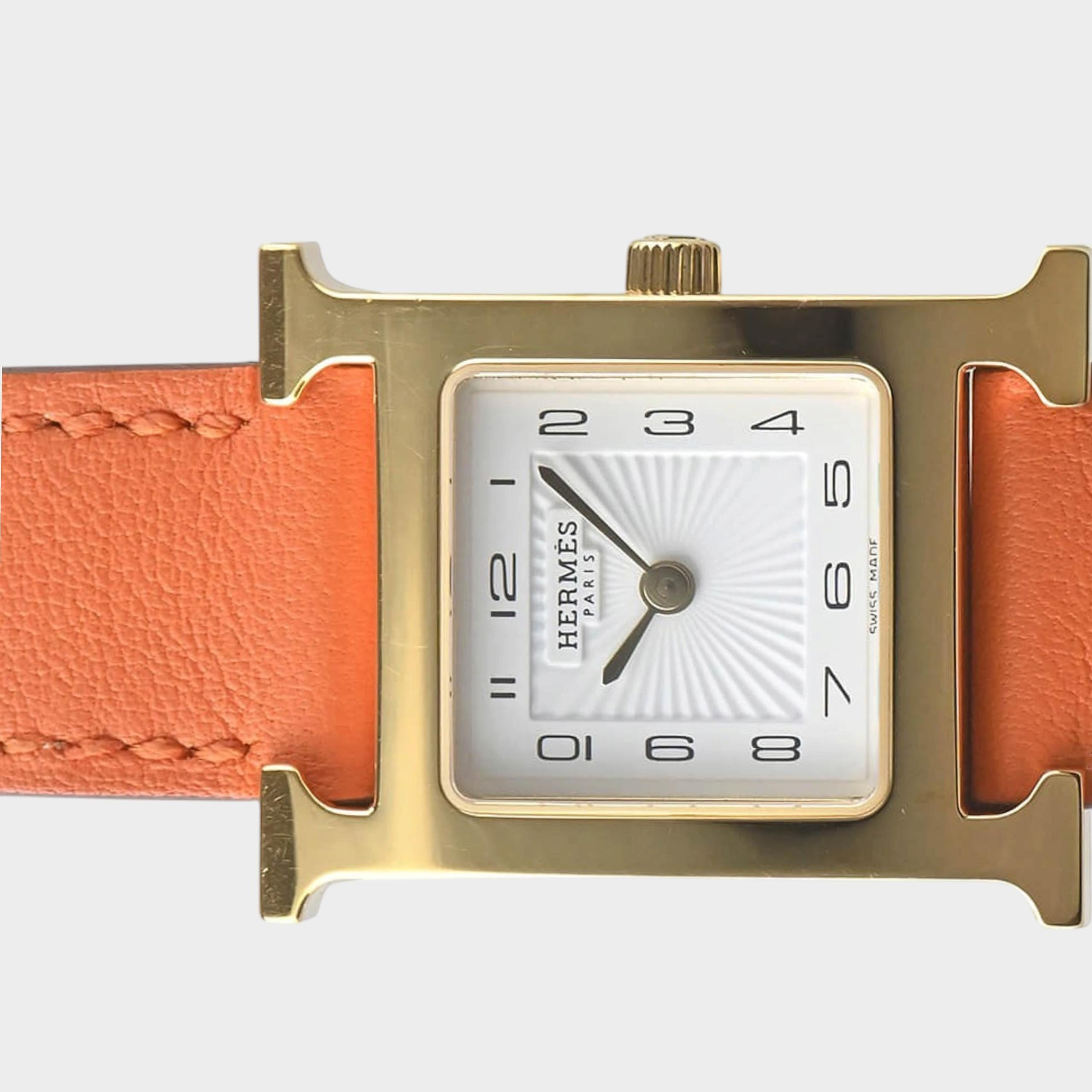 Hermès Heure H HH1.201.131/UGO | White Dial Used (Very good) Men's watch/Unisex Buy in Switzerland