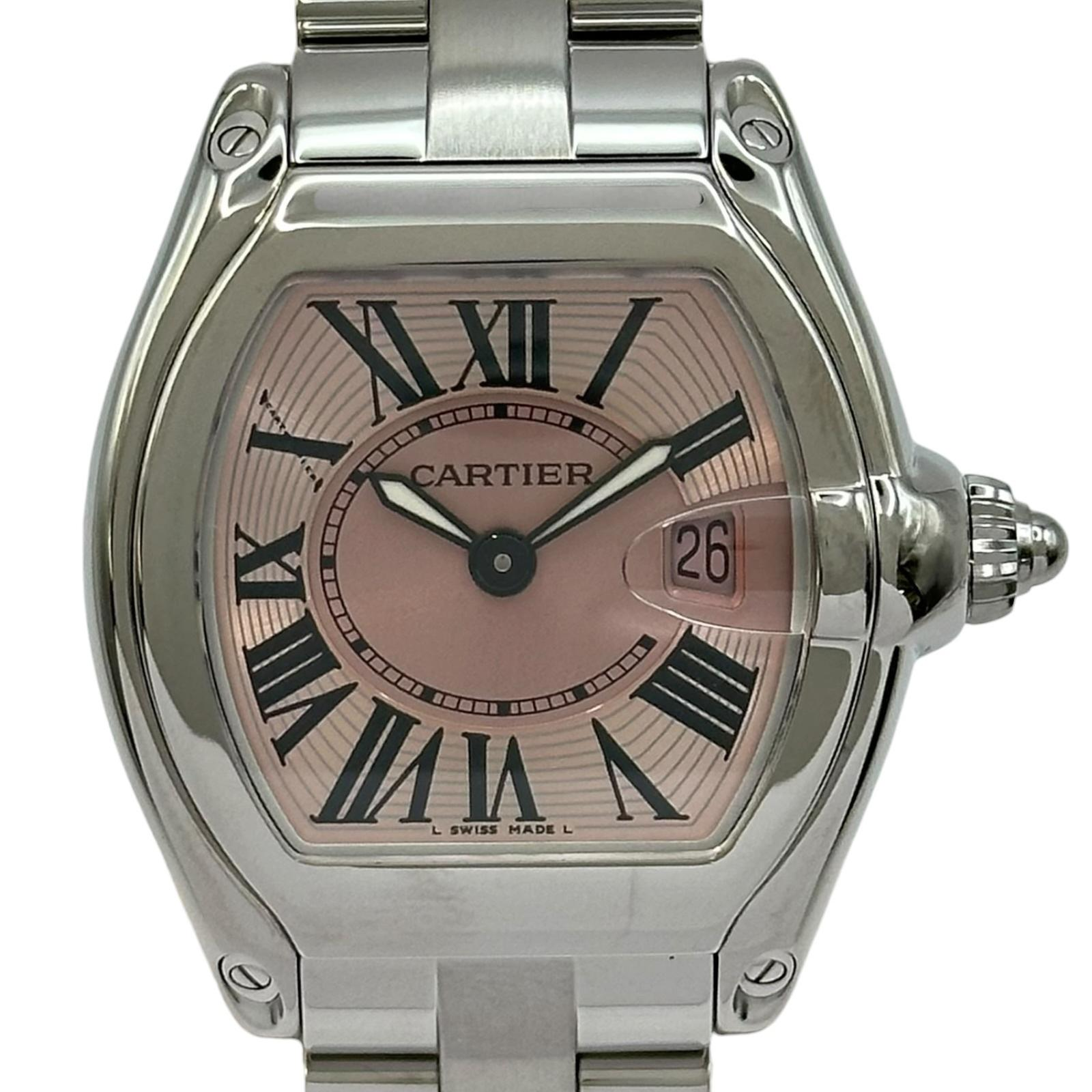 Cartier Roadster W62017V3 | Pink Dial Used (Very good) Women's watch Buy in Switzerland