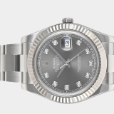 Rolex Datejust / Diamonds / Steel&White gold / 41 mm / Box&Papers / 116334G