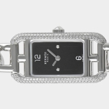Hermès Nantucket / Diamonds / Steel / 32.6×17.0 mm / Box / NA2.130