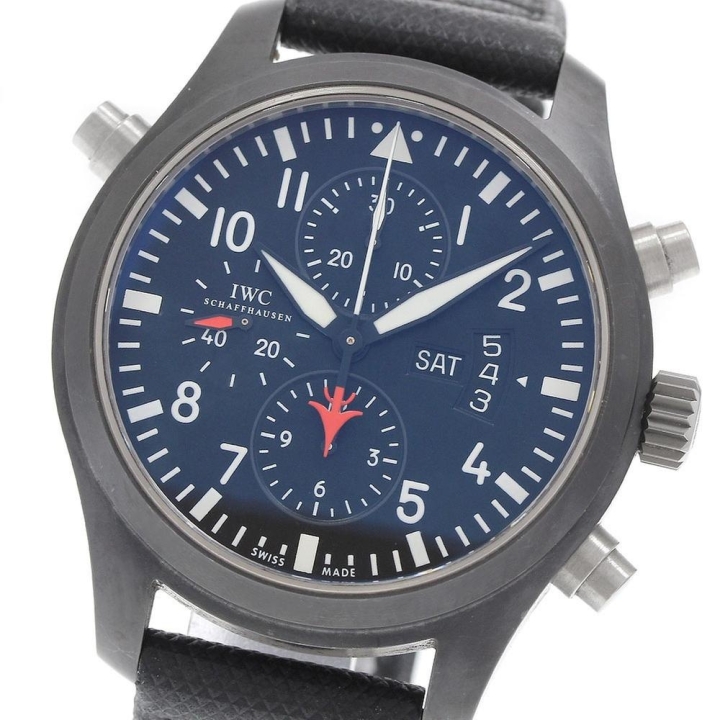 IWC SCHAFFHAUSEN IWC IWC SCHAFFHAUSEN IW378901 パイロットウォッチ トップガン クロノグラフ デイデイト 自動巻き メンズ_974696