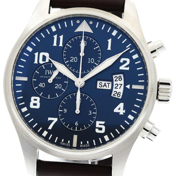 IWC SCHAFFHAUSEN IWC IWC SCHAFFHAUSEN IW377706 パイロットウォッチ クロノグラフ プティ・プランス デイデイト 自動巻き メンズ_967609