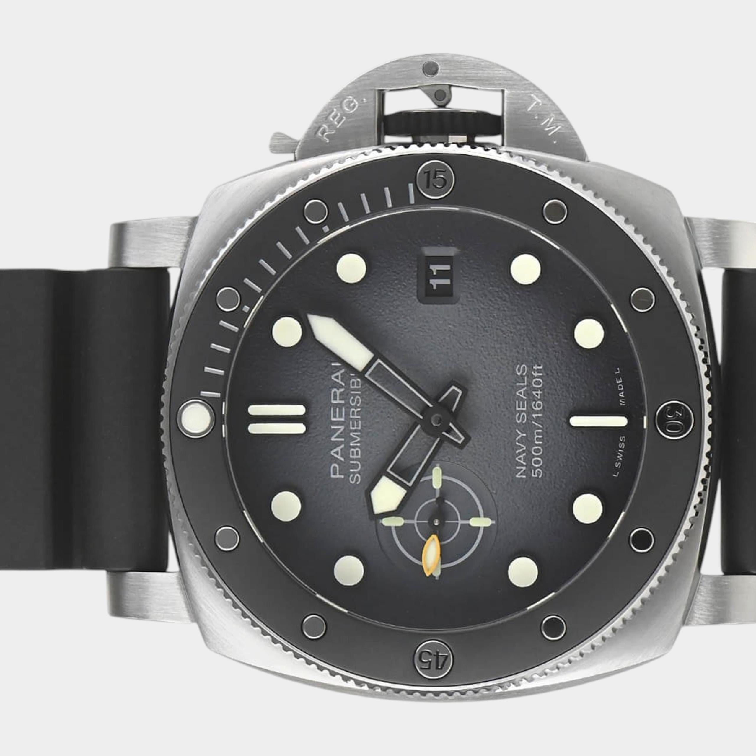 Panerai Submersible PAM 01738 | Black Dial Used (Very good) Men's watch/Unisex Buy in Switzerland