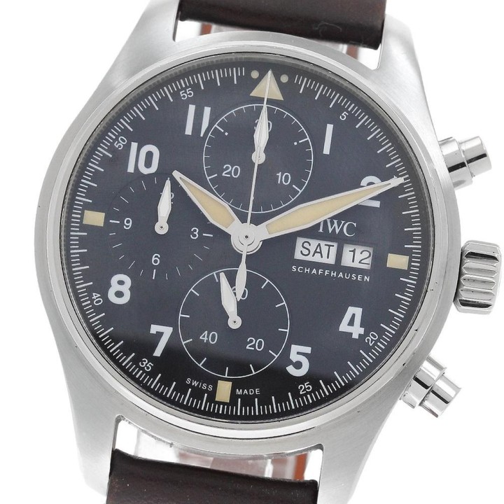 IWC SCHAFFHAUSEN IWC IWC SCHAFFHAUSEN IW387903 パイロットウォッチ スピットファイア デイデイト クロノグラフ 自動巻き メンズ_969042