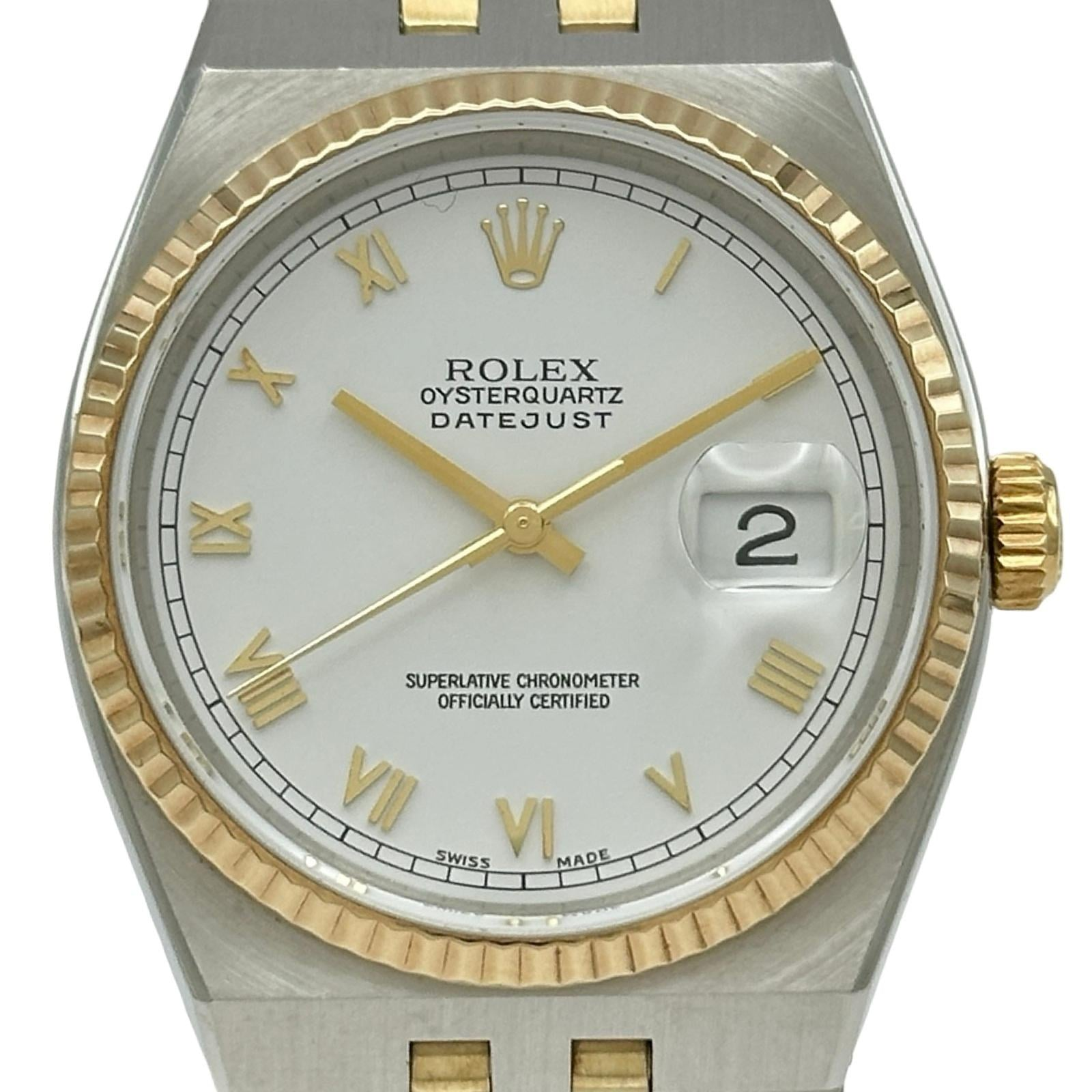 Rolex Datejust Oysterquartz 17013 | White Dial Used (Good) Men's watch/Unisex Buy in Switzerland