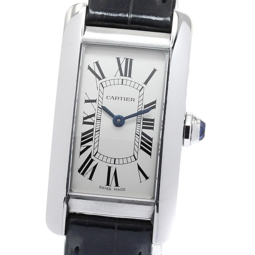 Cartier Tank Américaine WSTA0043 | 19 mm, Used (Fair) — Switzerland