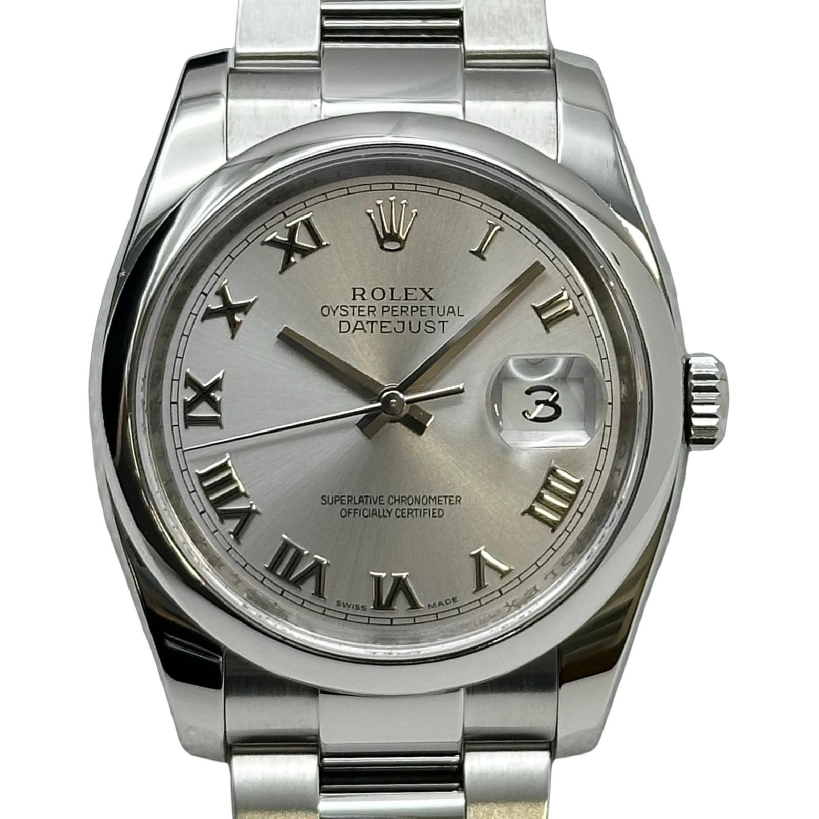 Rolex Datejust 116200 | Silver Dial Used (Very good) Men's watch/Unisex Buy in Switzerland