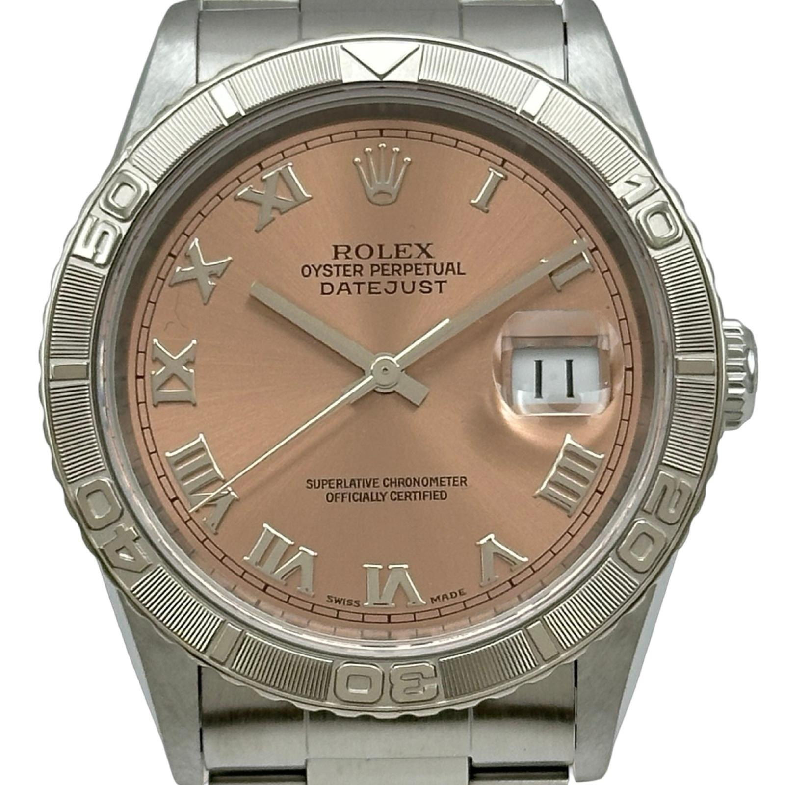 Rolex Datejust Turn-O-Graph 16264 | Pink Dial Used (Very good) Men's watch/Unisex Buy in Switzerland