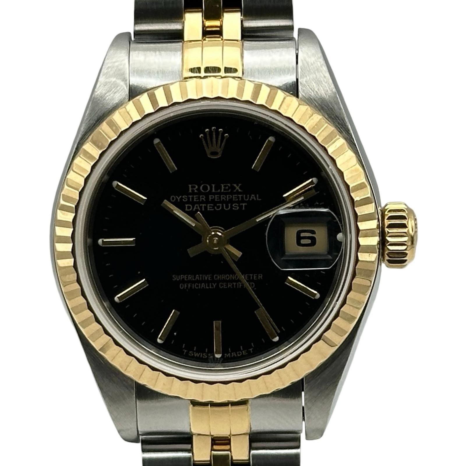 Rolex Lady-Datejust 79173 | Black Dial Used (Good) Women's watch Buy in Switzerland
