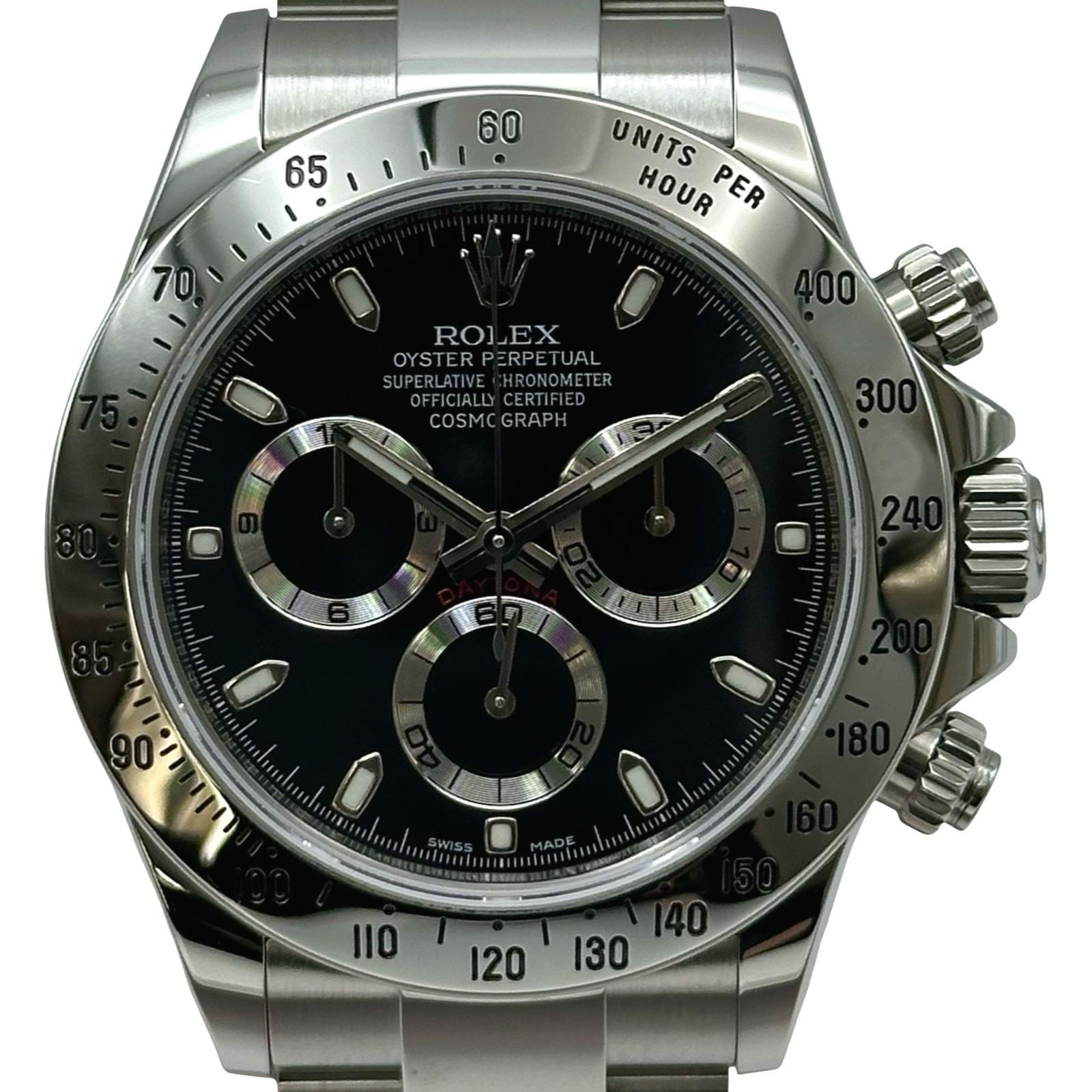 Rolex Daytona 116520 | Black Dial Used (Good) Men's watch/Unisex Buy in Switzerland