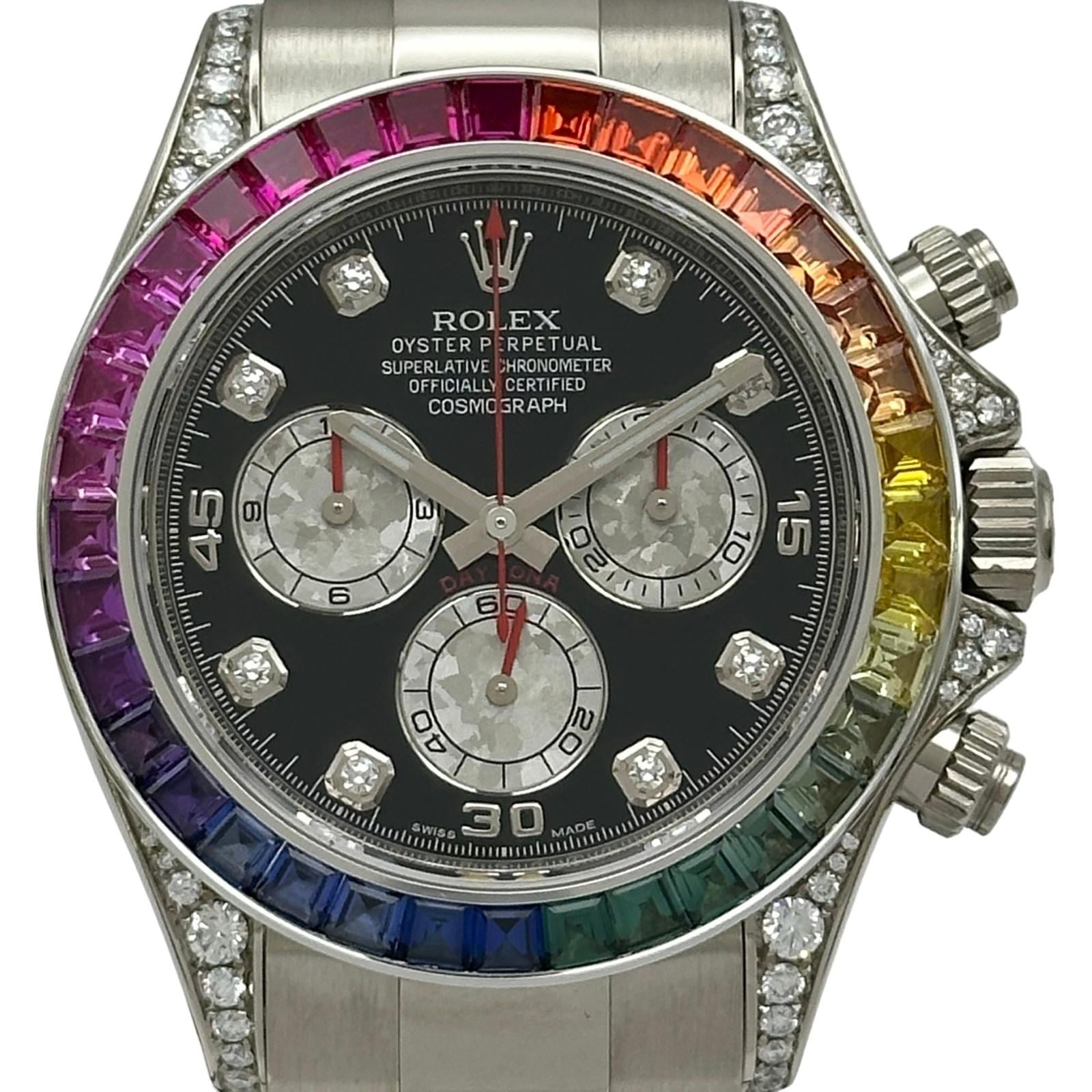 Rolex Daytona 116599RBOW | Black Dial Used (Very good) Men's watch/Unisex Buy in Switzerland