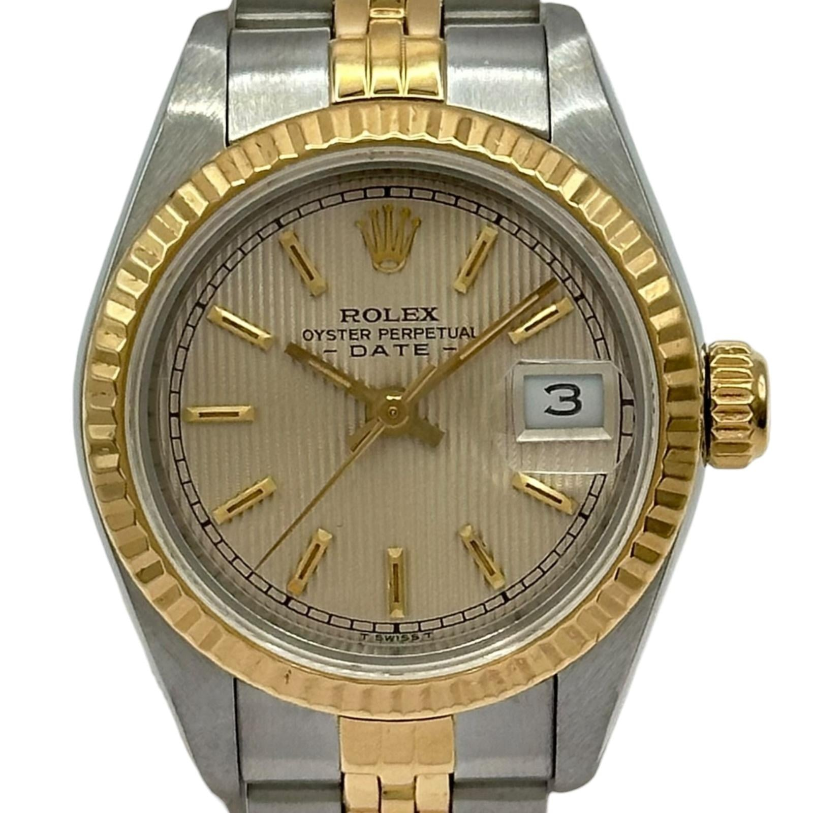 Rolex Lady-Datejust 69173 | Gold Dial Used (Very good) Women's watch Buy in Switzerland