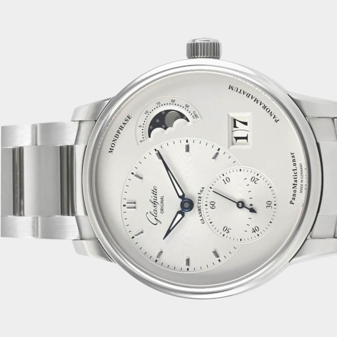 Buy Glashütte Original PanoMaticLunar 1-90-02-42-32-71 | 40 mm, Used (Very good) — Switzerland