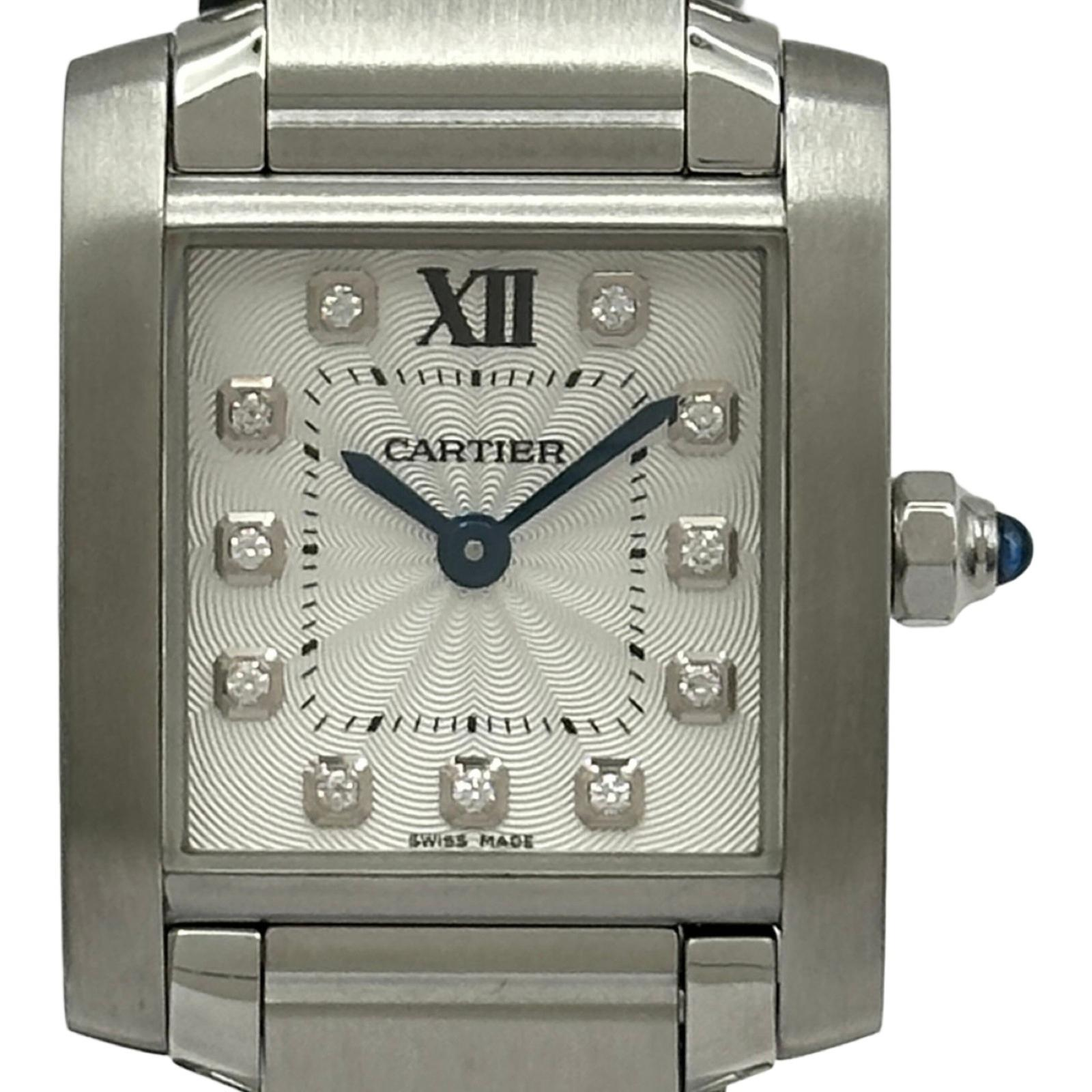 Cartier Tank Française WE110006 | Silver Dial Used (Good) Women's watch Buy in Switzerland