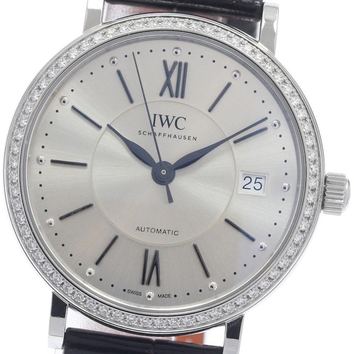 IWC SCHAFFHAUSEN IWC IWC SCHAFFHAUSEN IW458109 ポートフィノ オートマチック37 ダイヤベゼル 自動巻き メンズ_966527