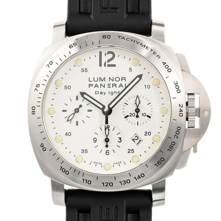 Panerai Luminor Chrono PAM00251 | White Dial Used (Good) Men's watch/Unisex Buy in Switzerland