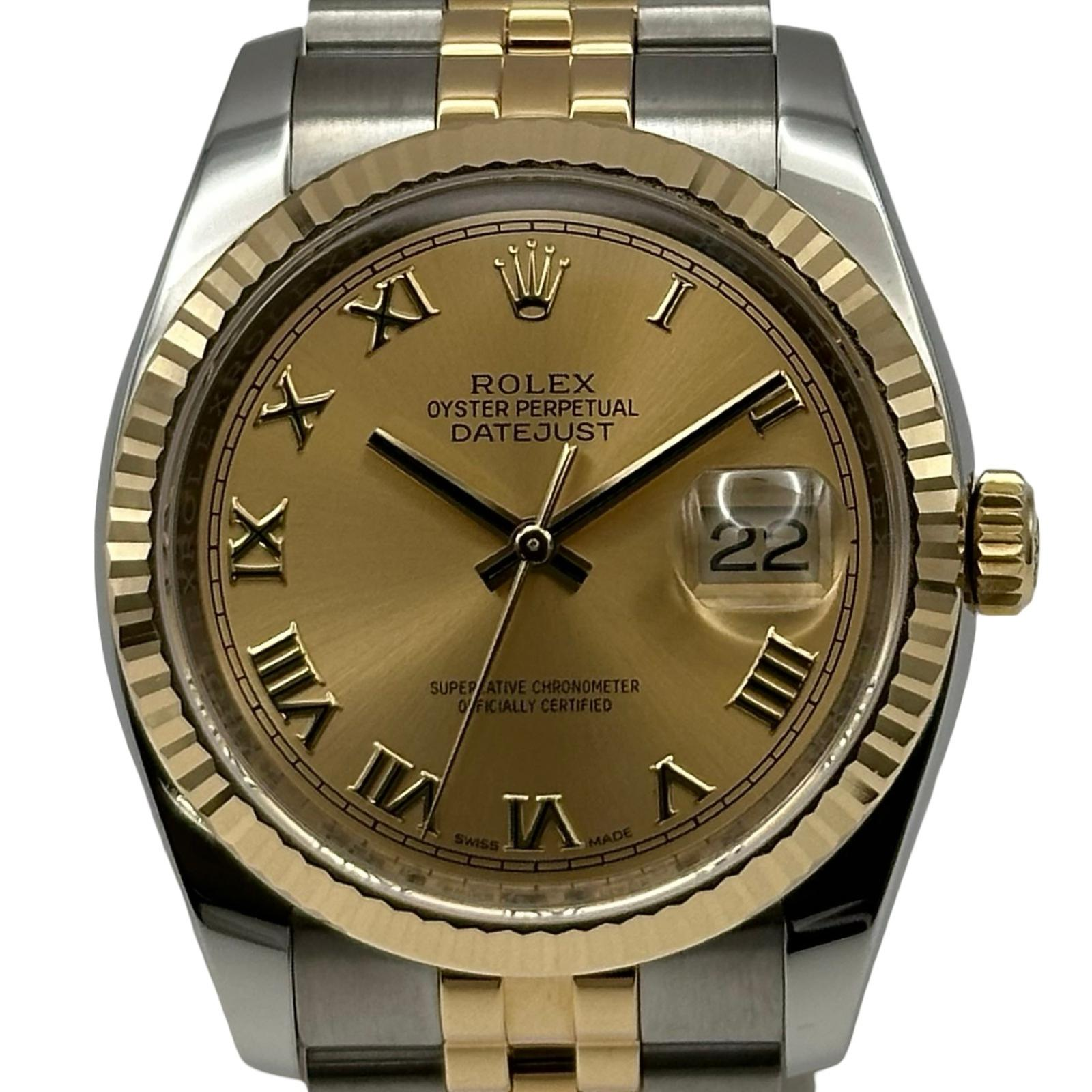 Rolex Datejust 116233 | Gold Dial Used (Good) Men's watch/Unisex Buy in Switzerland