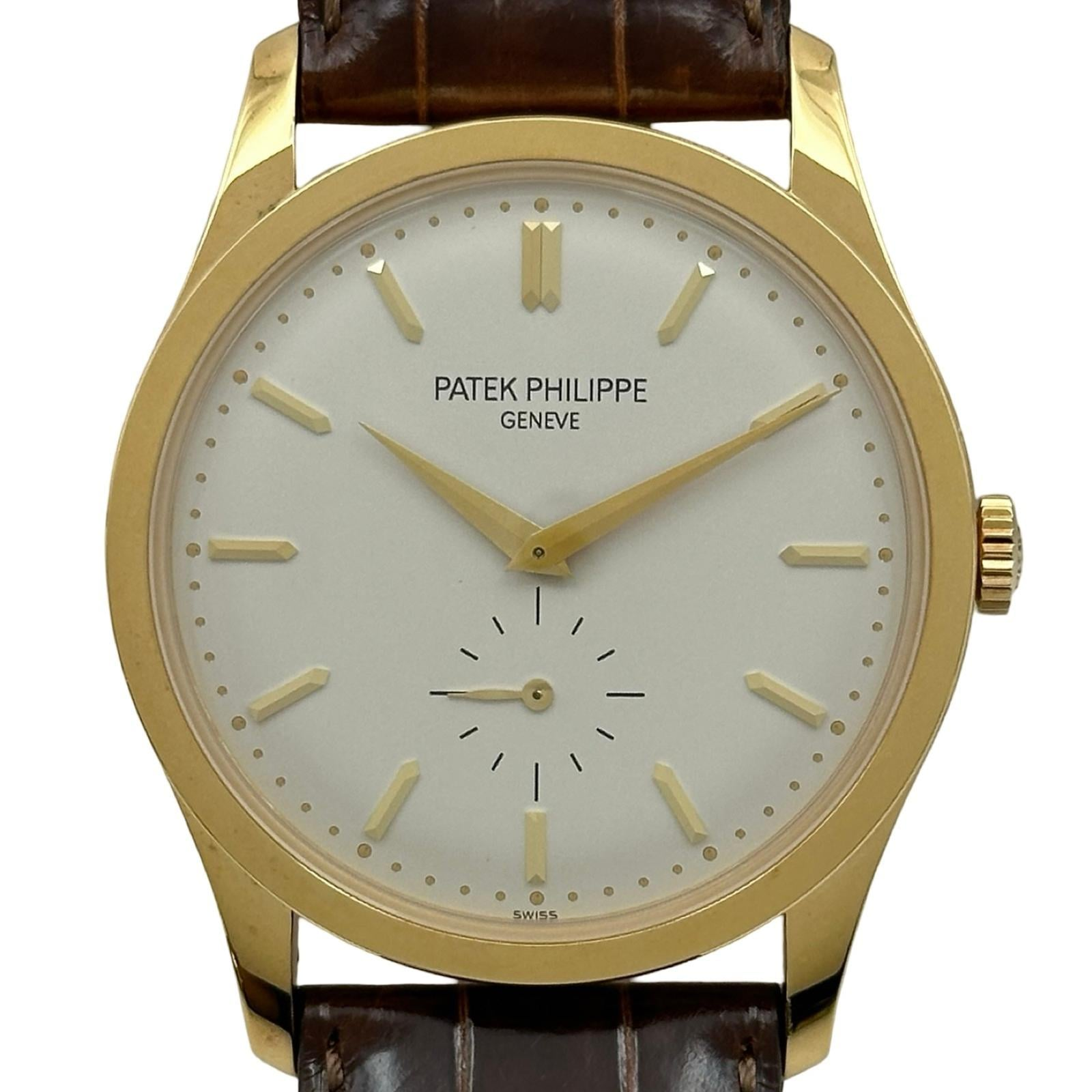 Patek Philippe Calatrava 5196J-001 | Silver Dial Used (Good) Men's watch/Unisex Buy in Switzerland