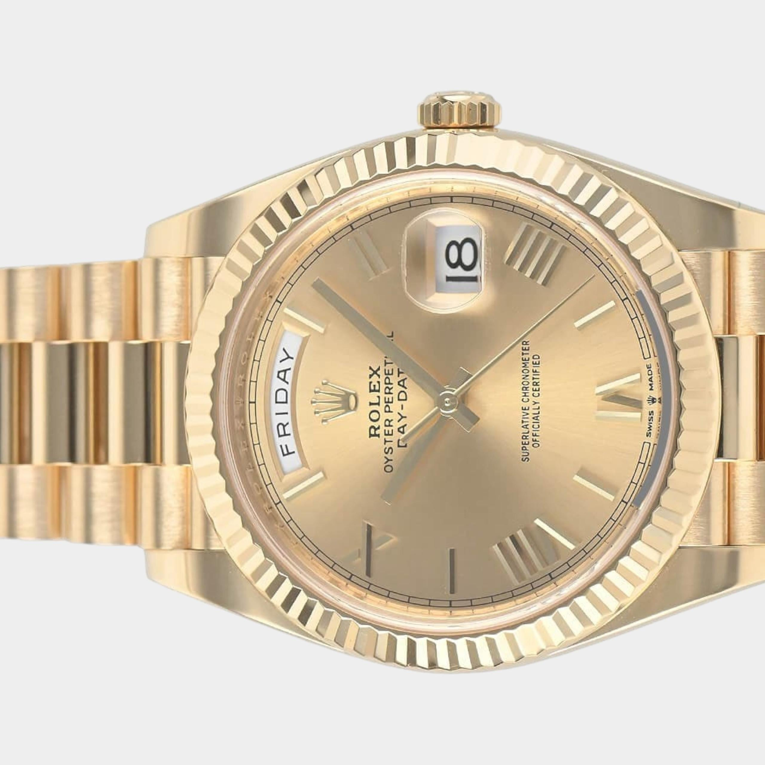 Rolex Day-Date 228238 | 40 mm, Used (Very good) — Buy in Switzerland
