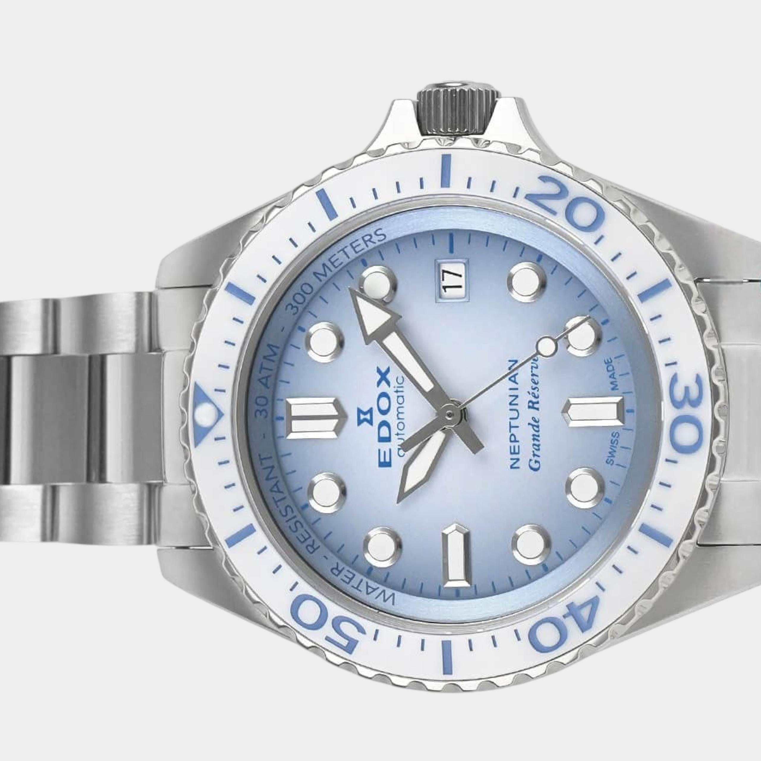 Edox  80801-3BBUM-BUCDN | Blue Dial Like new & unworn Men's watch/Unisex Buy in Switzerland