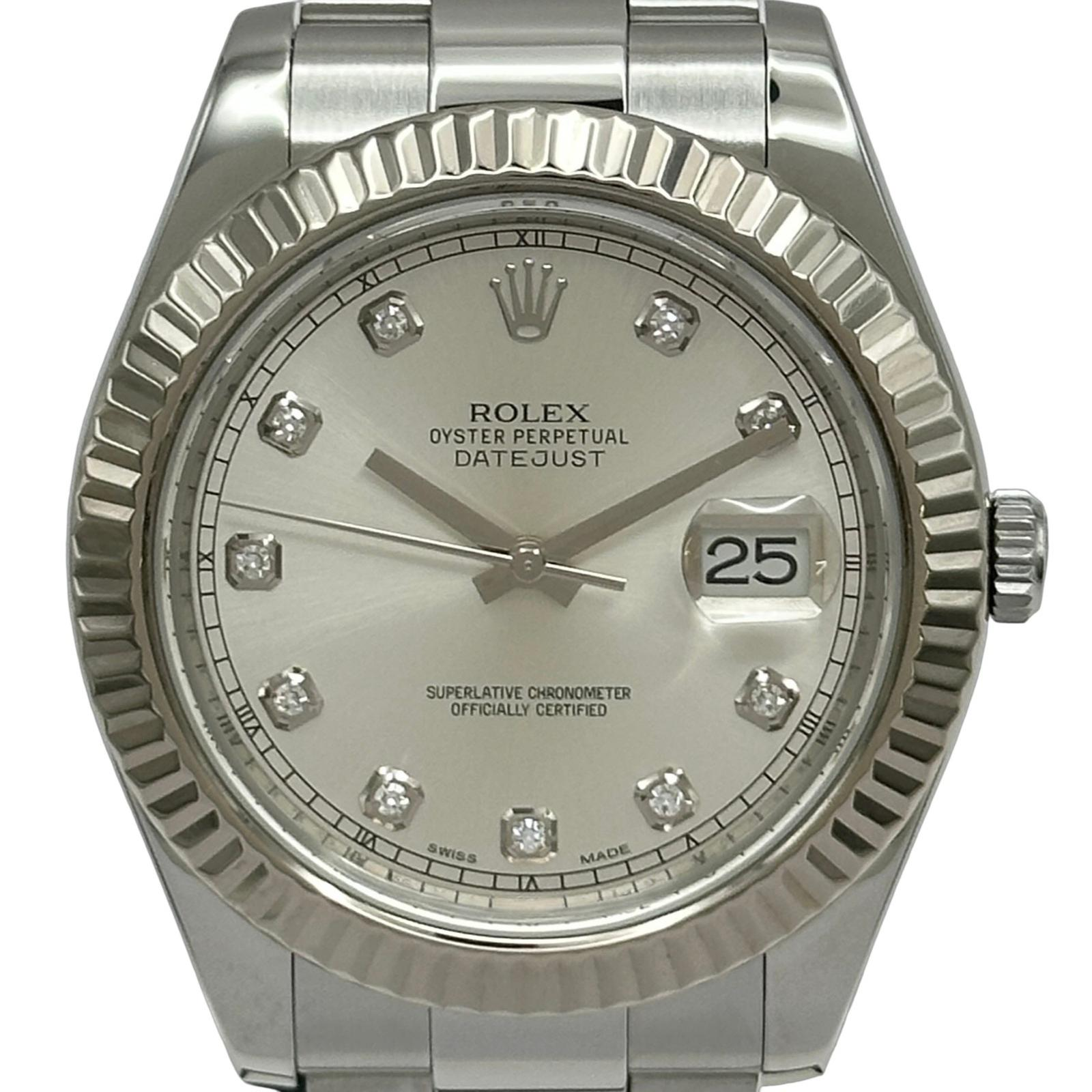 Rolex Datejust II 116334G | Silver Dial Used (Good) Men's watch/Unisex Buy in Switzerland