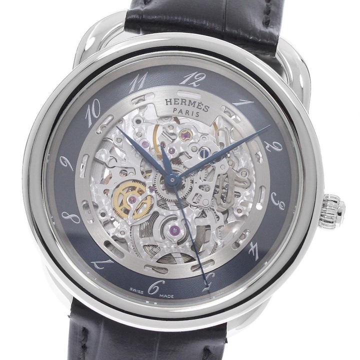HERMES エルメス HERMES AR6.710a アルソー スケルトン 自動巻き メンズ_976507