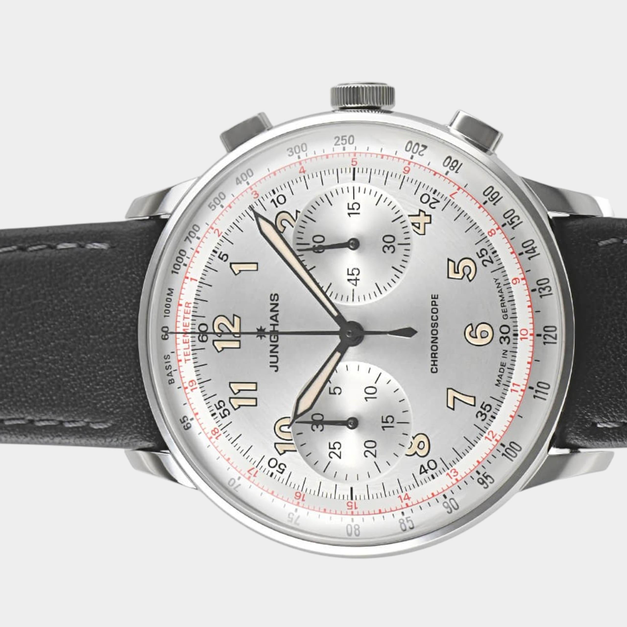 Junghans Meister Telemeter 027/3380.02 | 40.8 mm, Used (Very good) — Switzerland