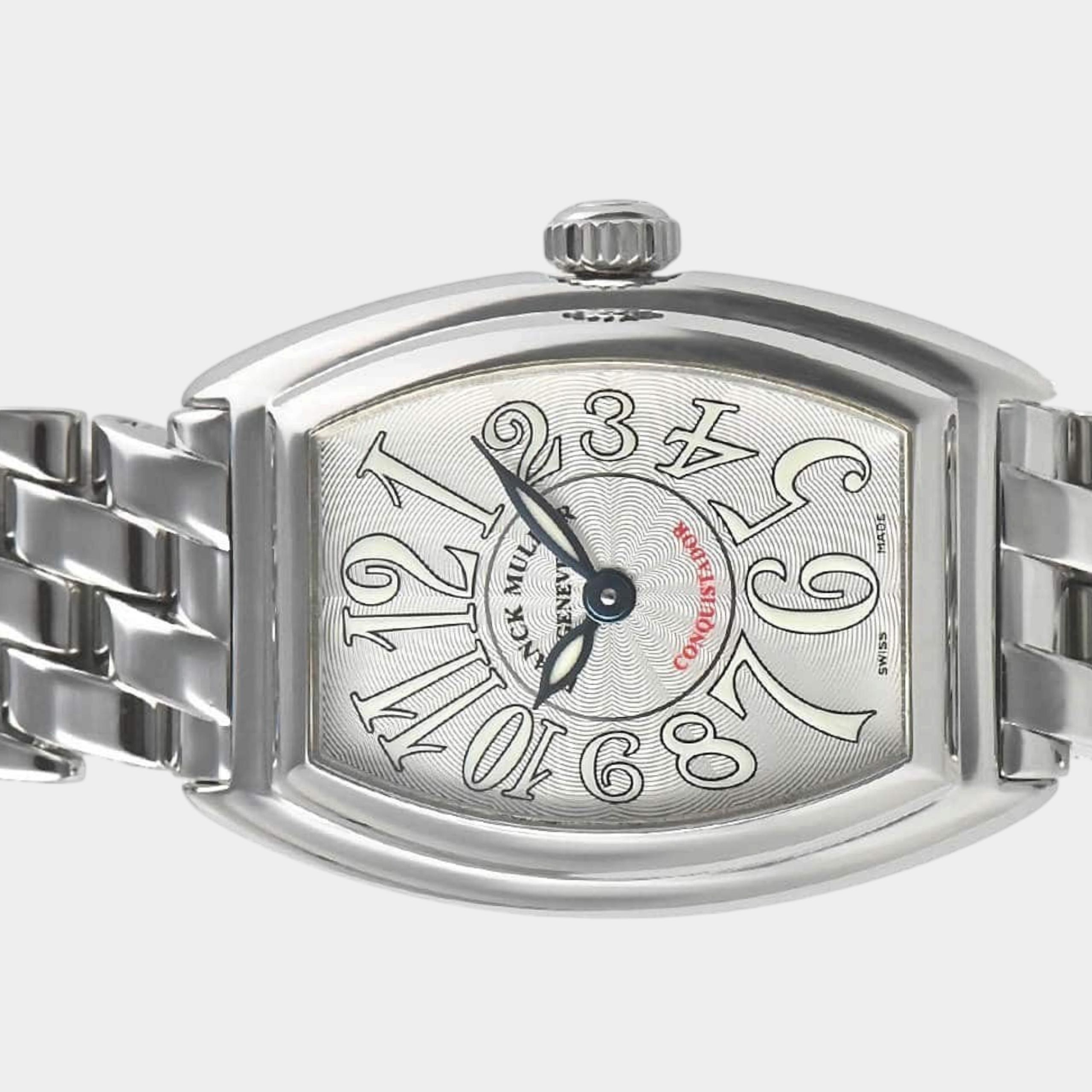 Franck Muller Conquistador 8005LQZ | Silver Dial Used (Very good) Women's watch Buy in Switzerland